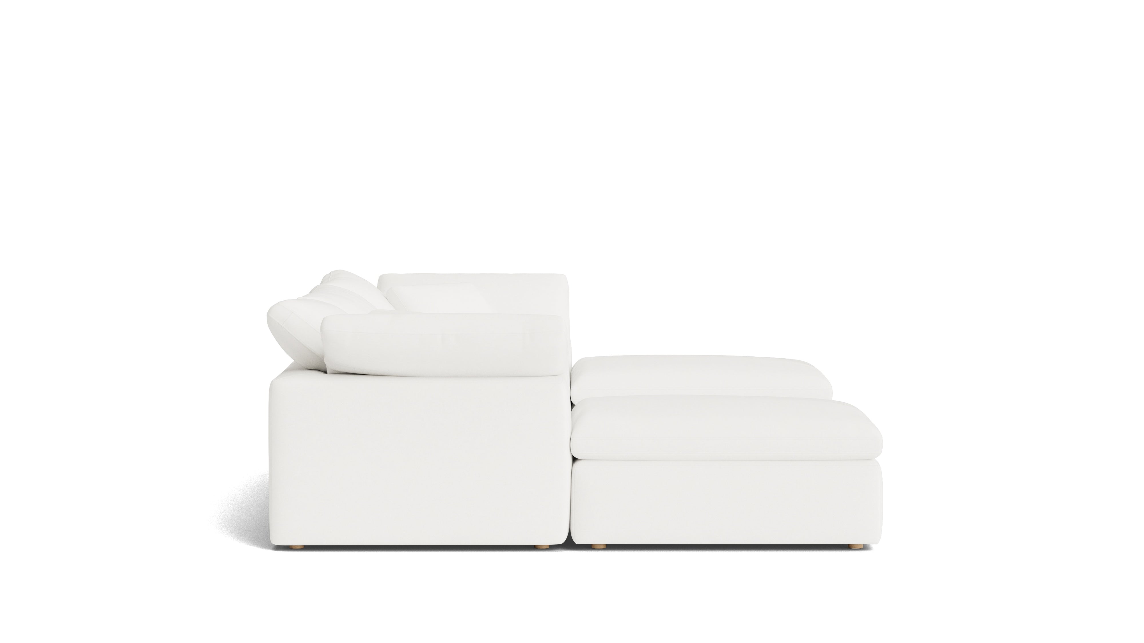 Movie Night™ 5 - Piece Modular U - Shaped Sectional, Standard, Brie - Sundays CompanySEC-YJ-916-037