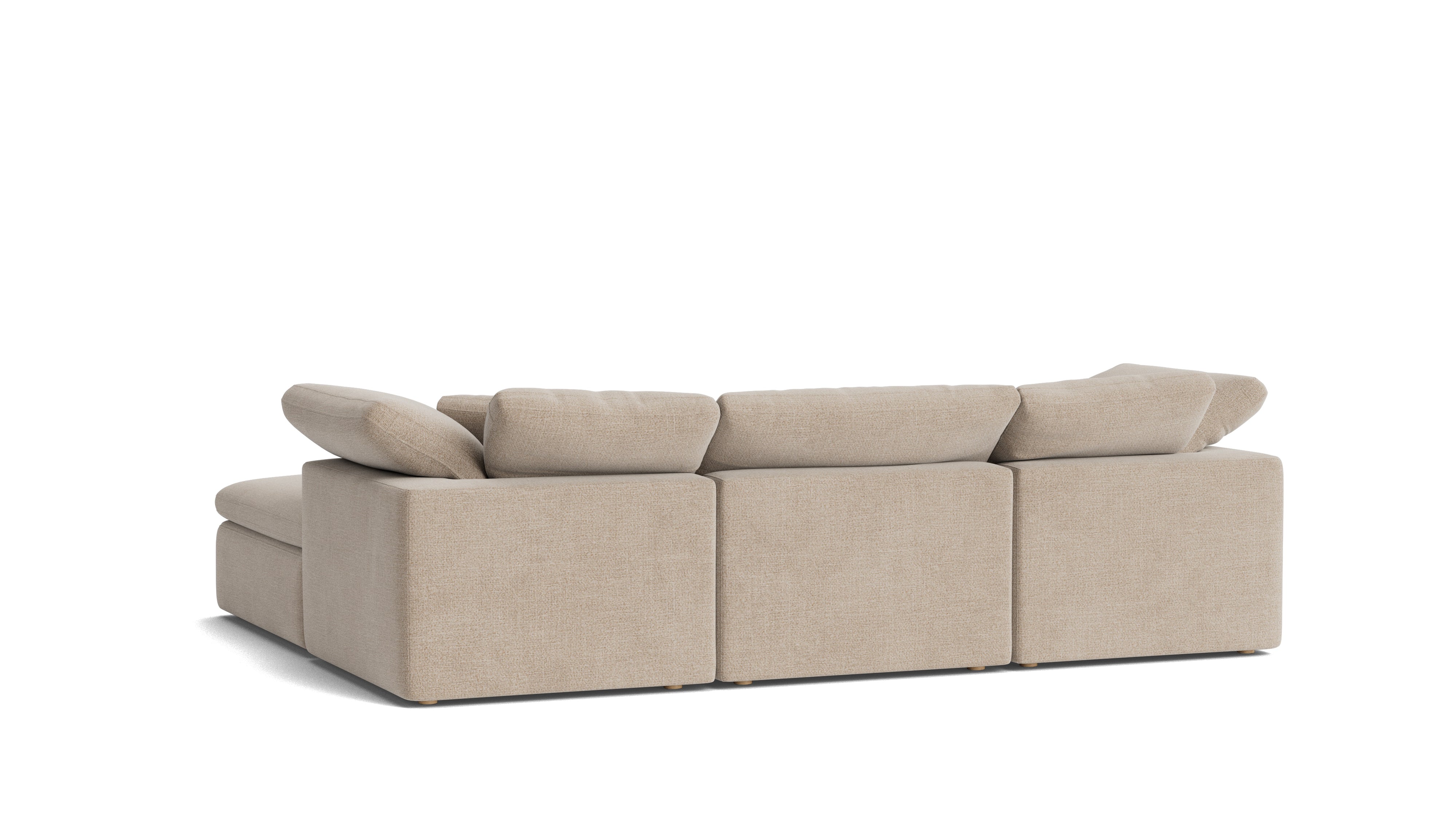 Movie Night™ 5 - Piece Modular U - Shaped Sectional, Standard, Champagne - Sundays CompanySEC-YJ-916-041