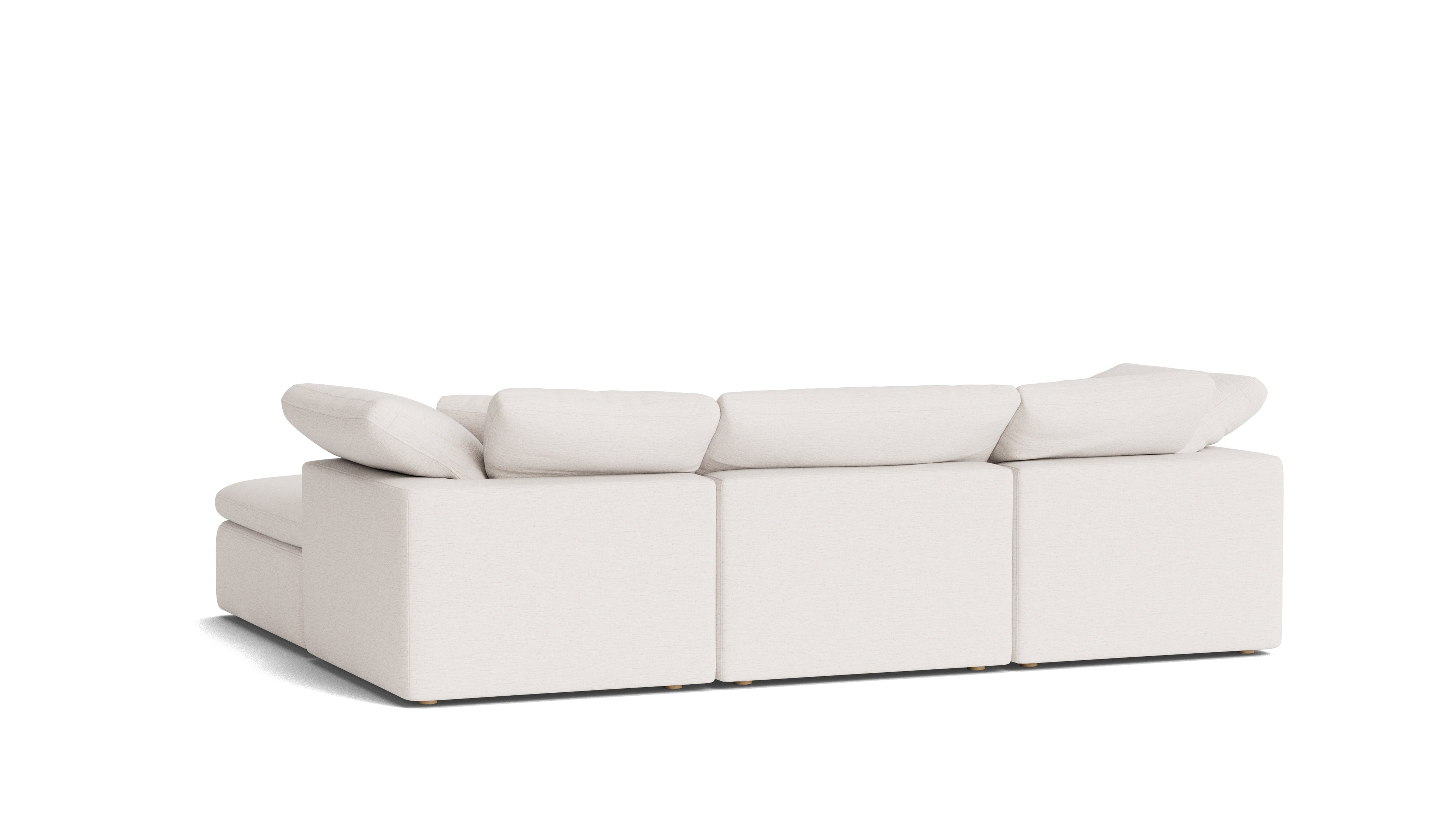 Movie Night™ 5-Piece Modular U-Shaped Sectional, Standard, Nomad Snow