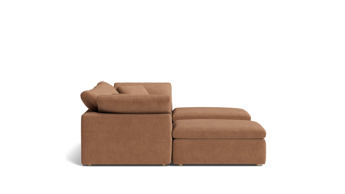 Movie Night™ 5-Piece Modular U-Shaped Sectional, Standard, Spice