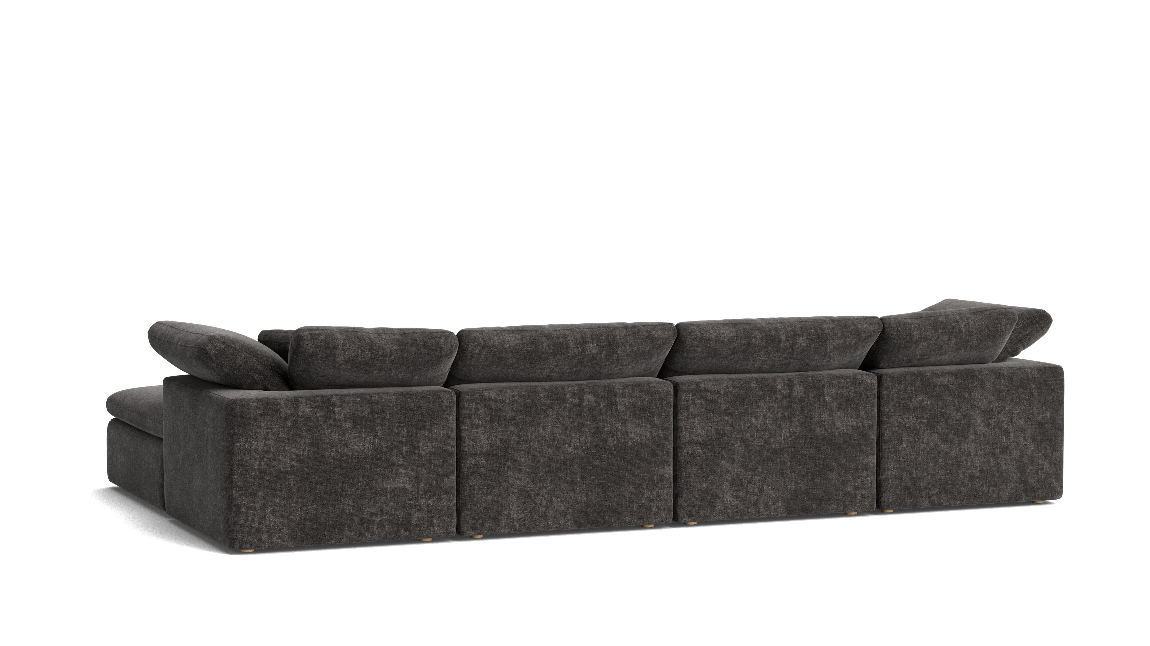 Movie Night™ 6 - Piece Modular U - Shaped Sectional, Standard, Truffle - Sundays CompanySEC-YJ-917-003