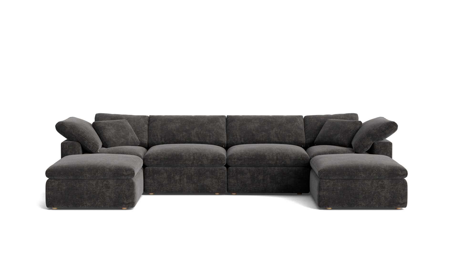 Movie Night™ 6-Piece Modular U-Shaped Sectional, Standard, Truffle_image