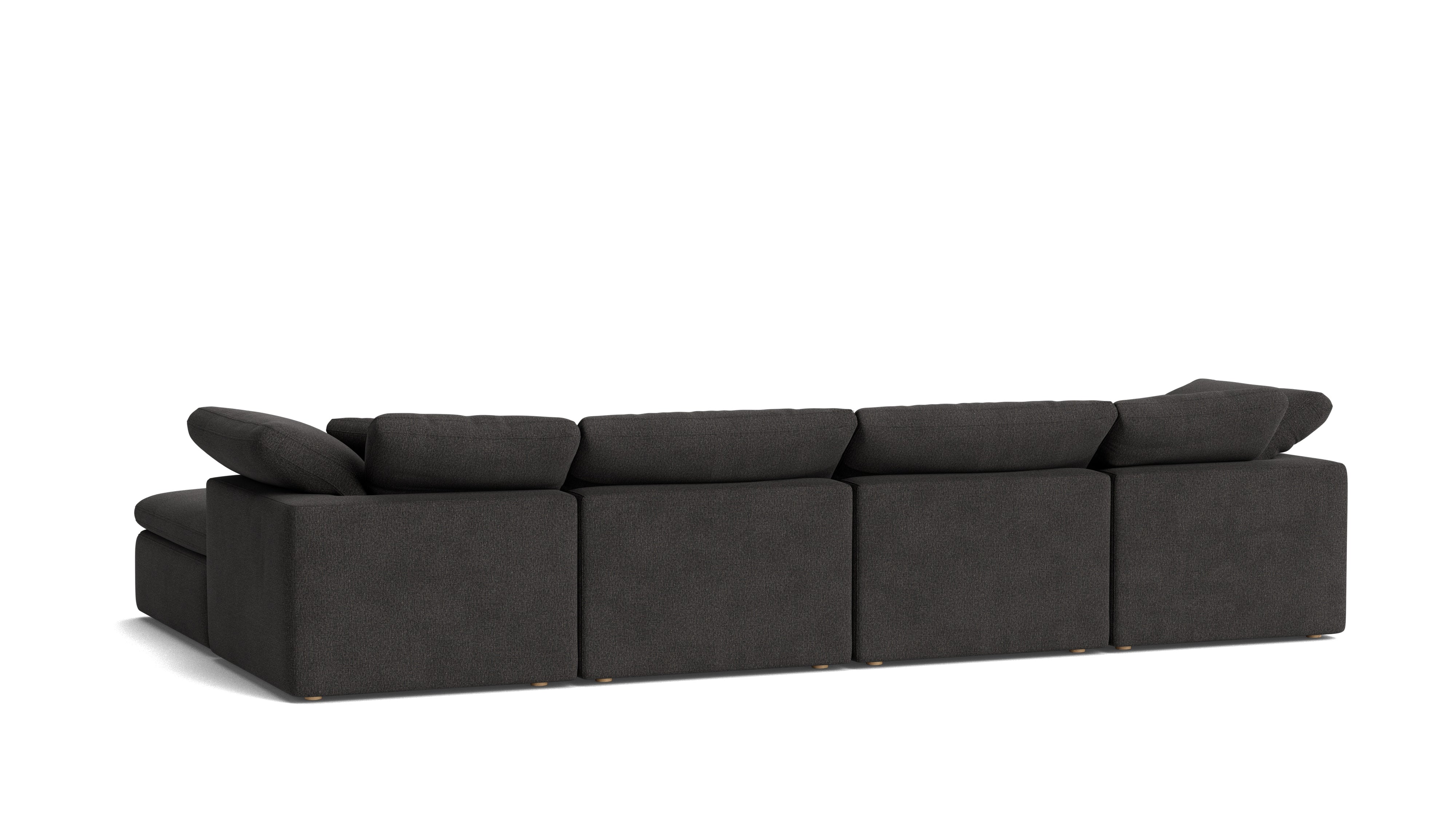 Movie Night™ 6 - Piece Modular U - Shaped Sectional, Standard, Dark Shadow - Sundays CompanySEC-YJ-917-025