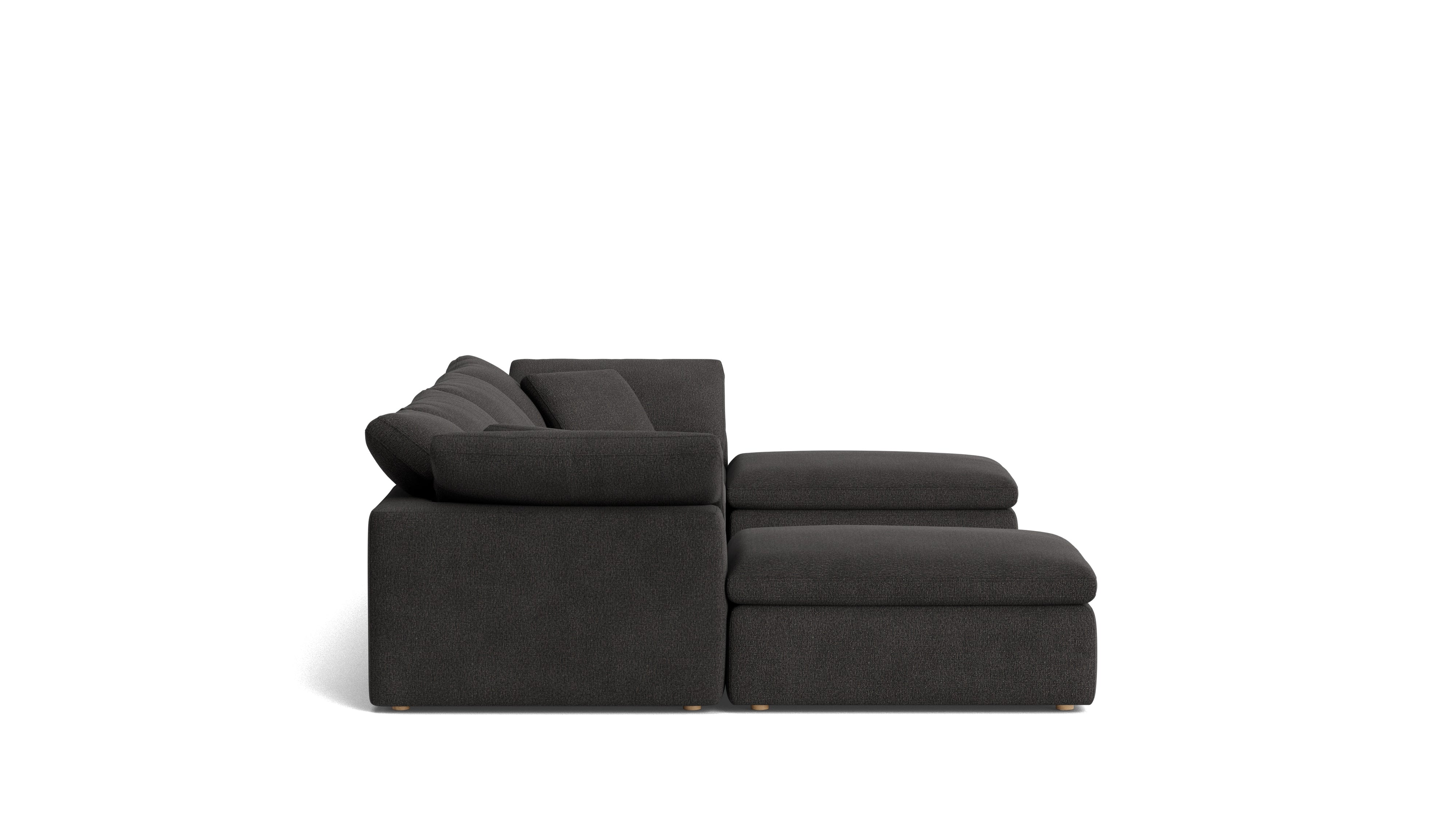 Movie Night™ 6 - Piece Modular U - Shaped Sectional, Standard, Dark Shadow - Sundays CompanySEC-YJ-917-025