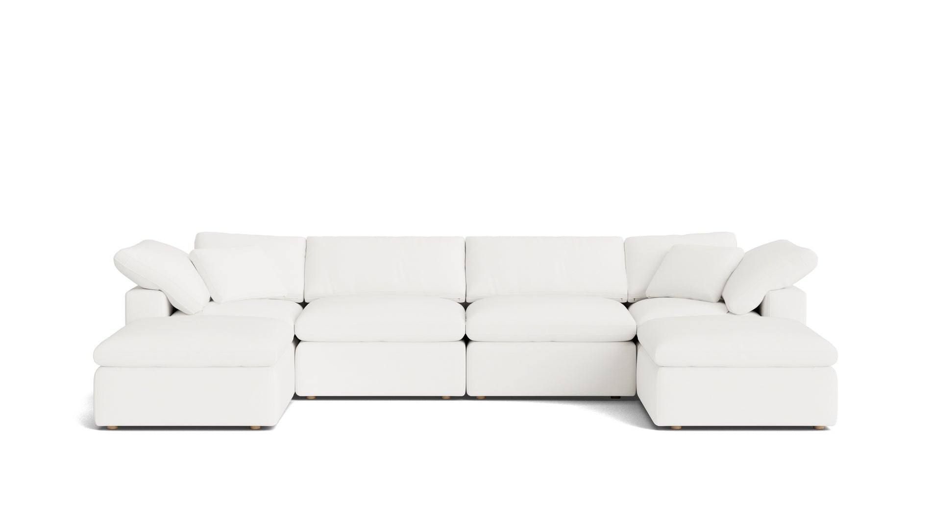 Movie Night™ 6-Piece Modular U-Shaped Sectional, Standard, Brie_image
