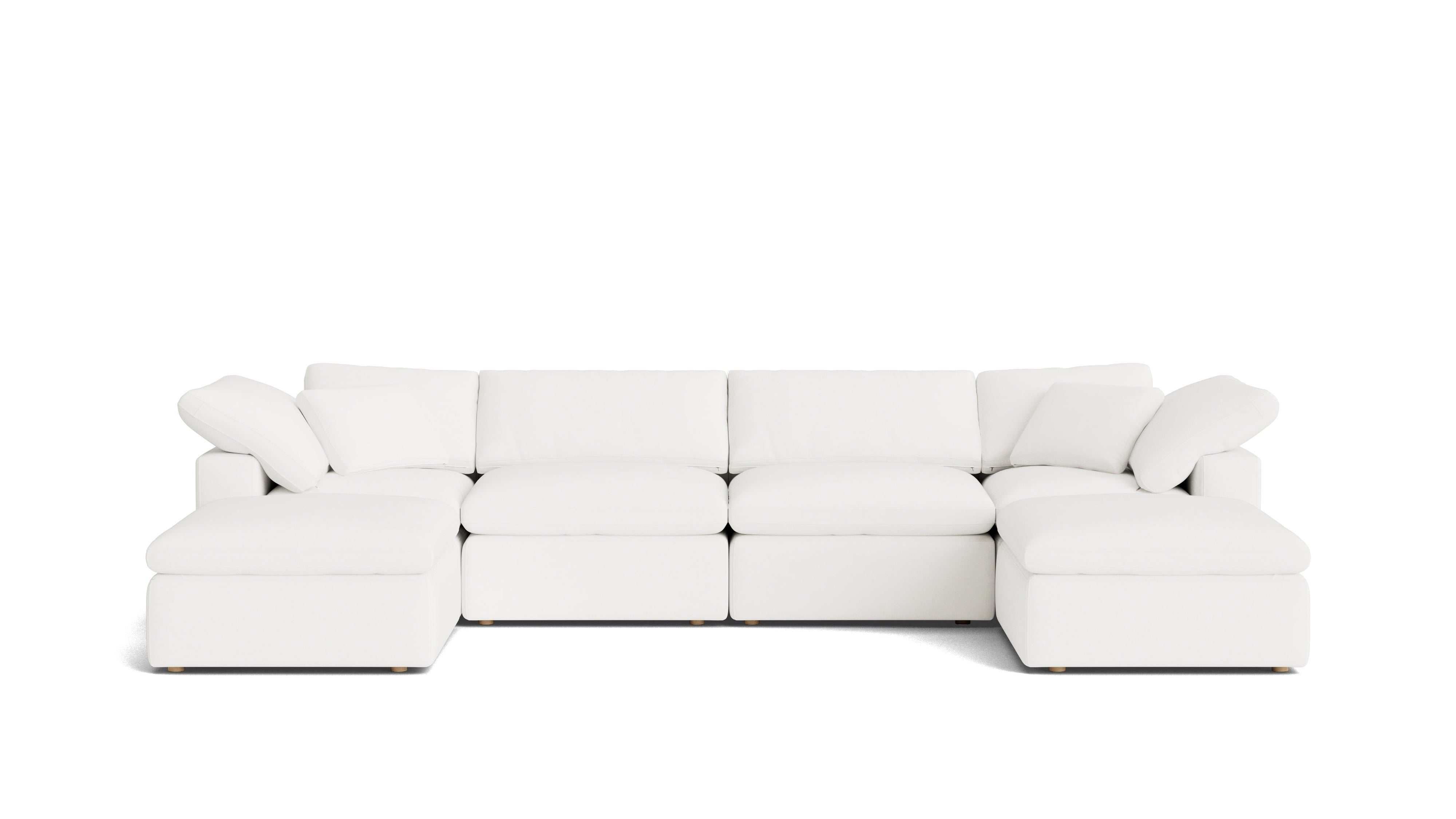 Movie Night™ 6-Piece Modular U-Shaped Sectional, Standard, Brie