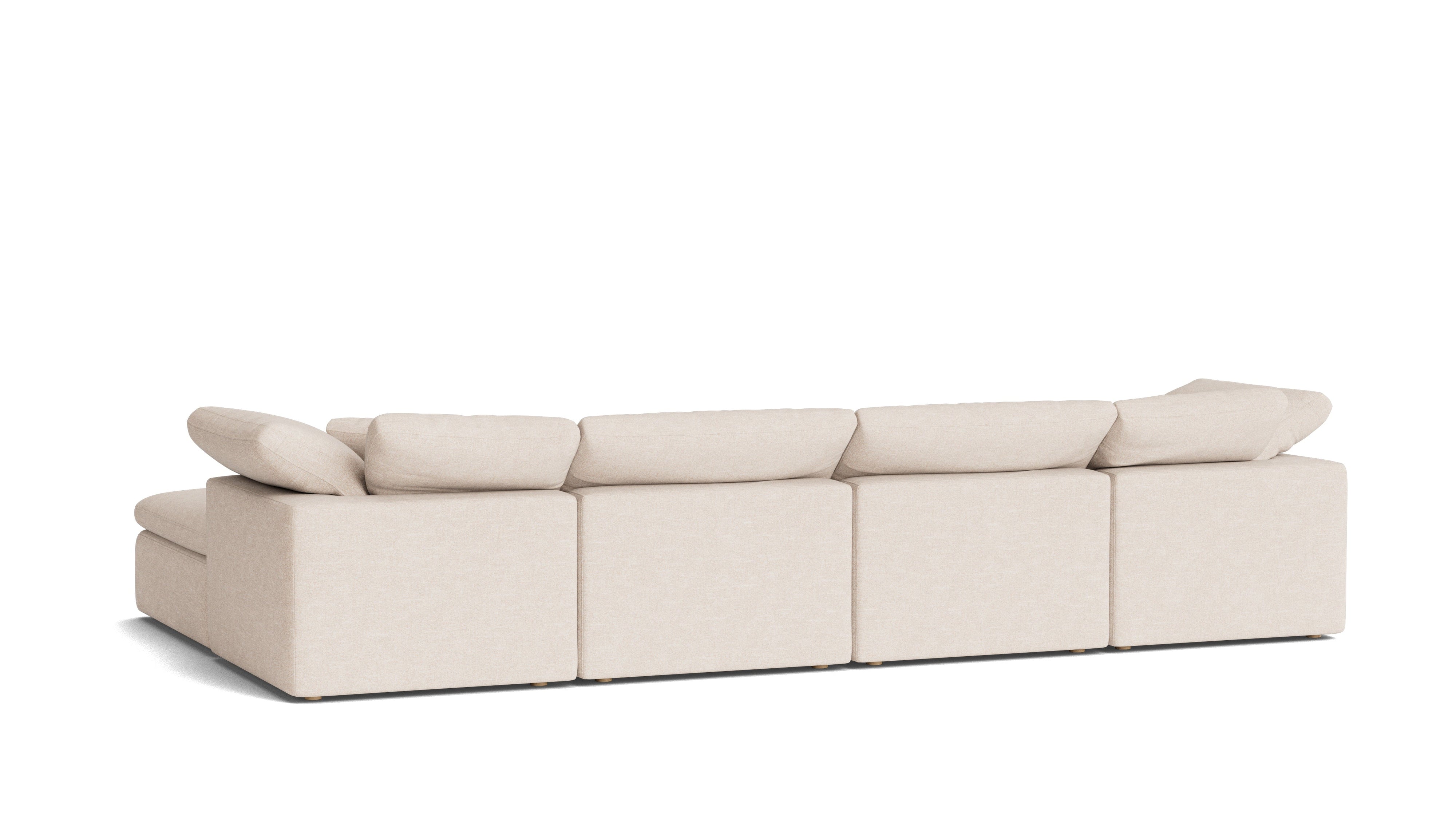 Movie Night™ 6-Piece Modular U-Shaped Sectional, Standard, Sunbeam