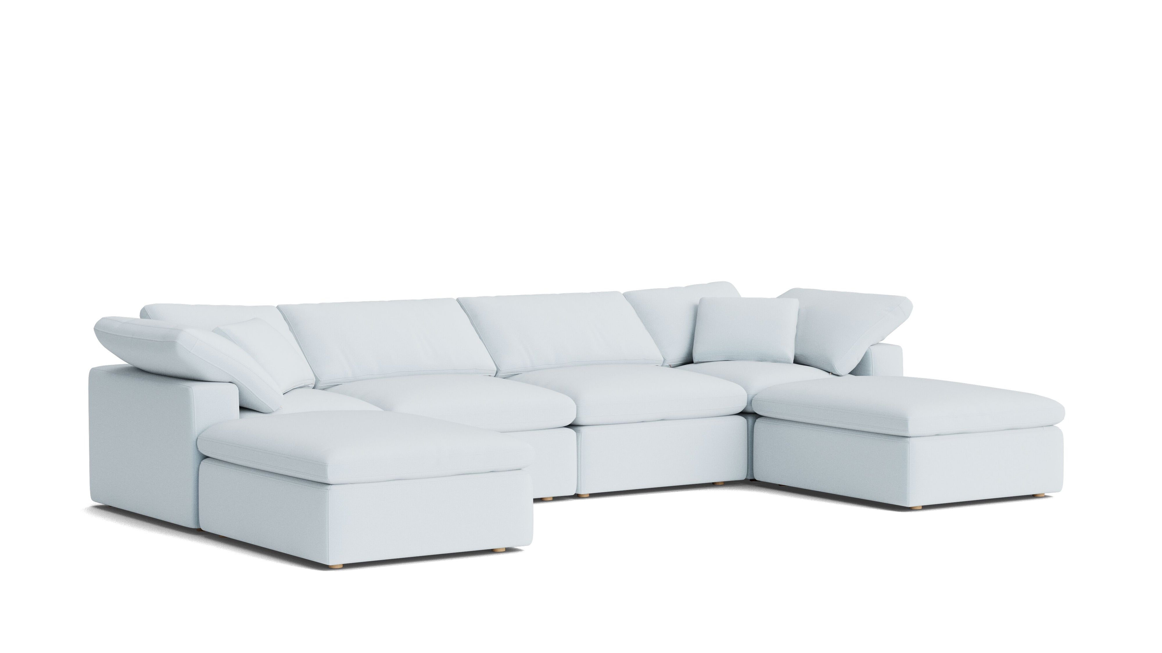 Movie Night™ 6-Piece Modular U-Shaped Sectional, Standard, Cove