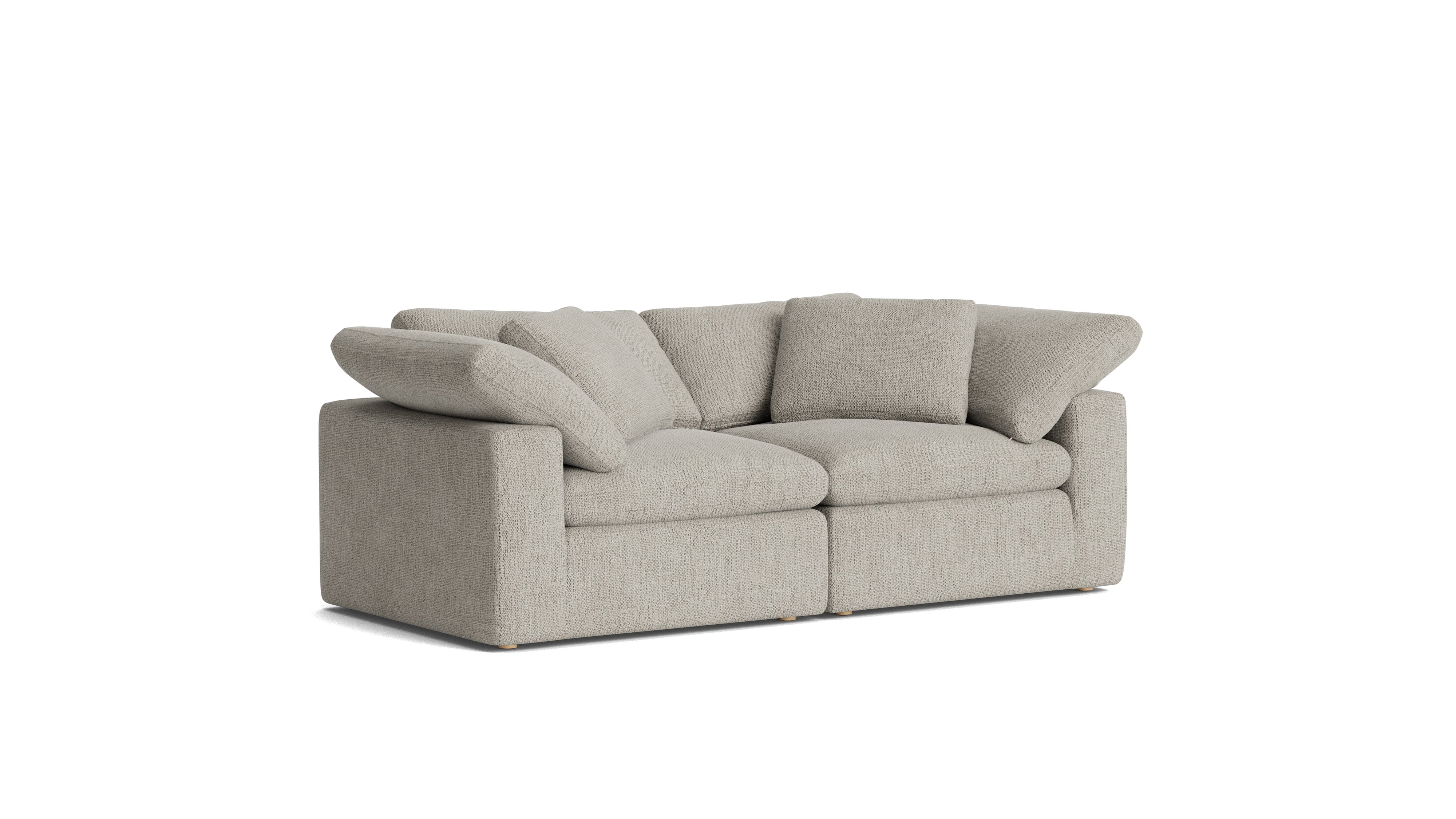 Movie Night™ 2 - Piece Modular Sofa, Large, Oatmeal - Sundays CompanySEC-YJ-918-007