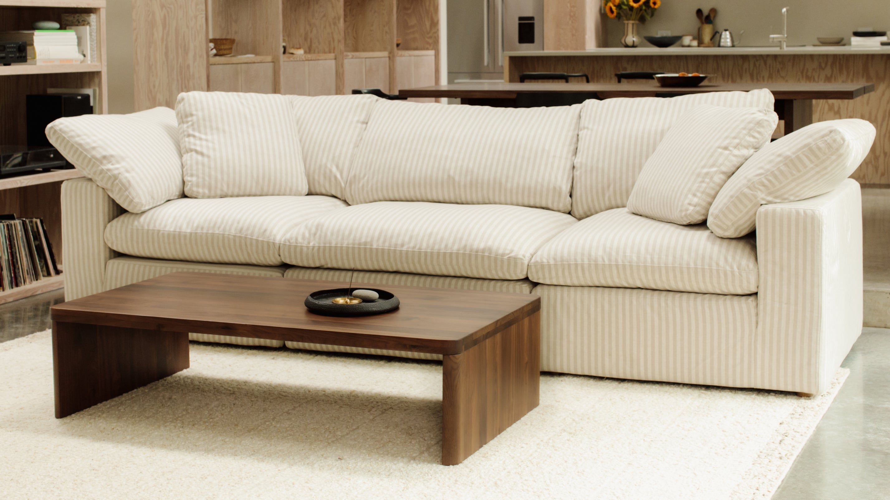 Movie Night™ 2-Piece Modular Sofa, Large, Newport Stripe