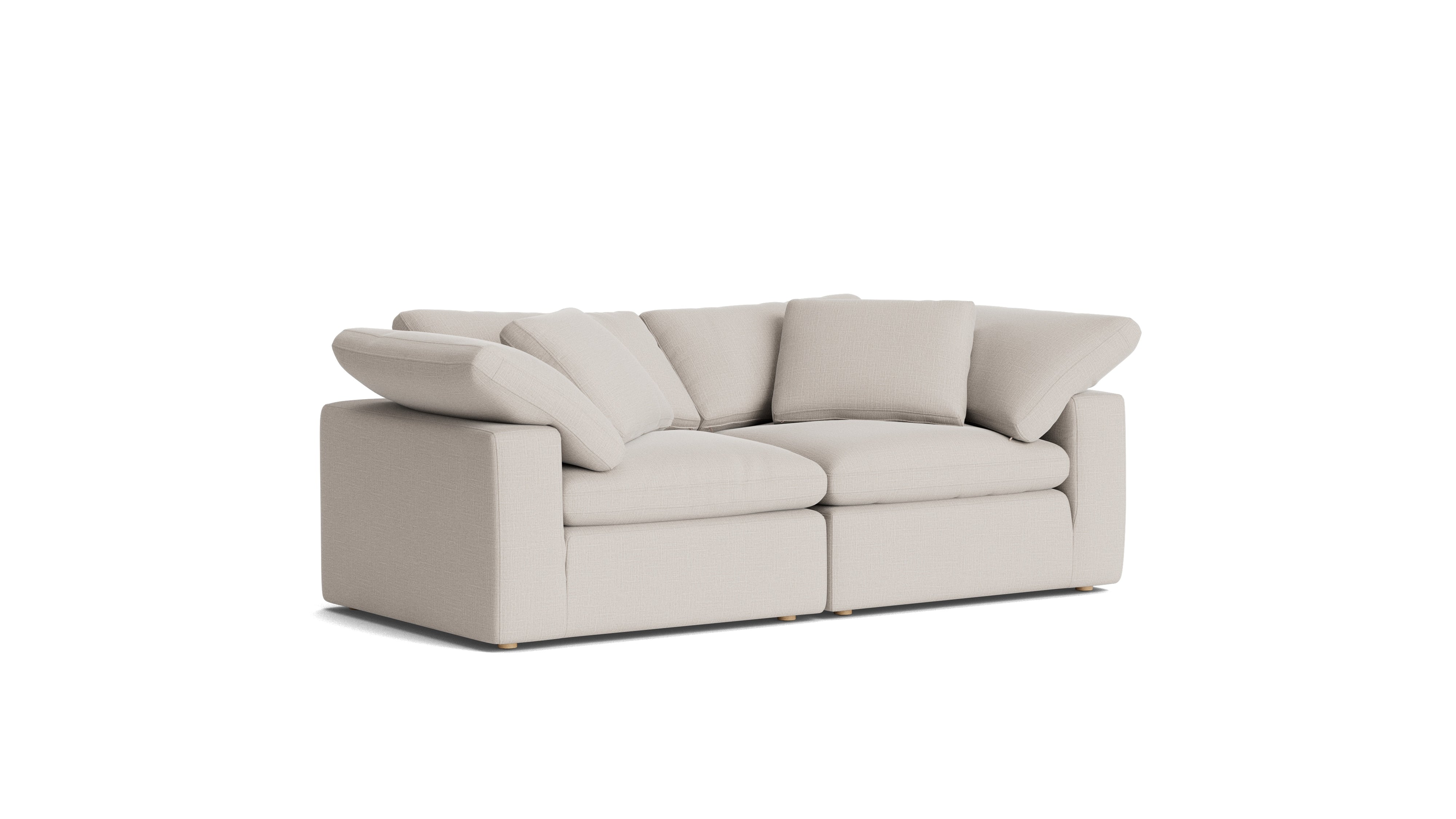 Movie Night™ 2 - Piece Modular Sofa, Large, Clay - Sundays CompanySEC-YJ-918-015