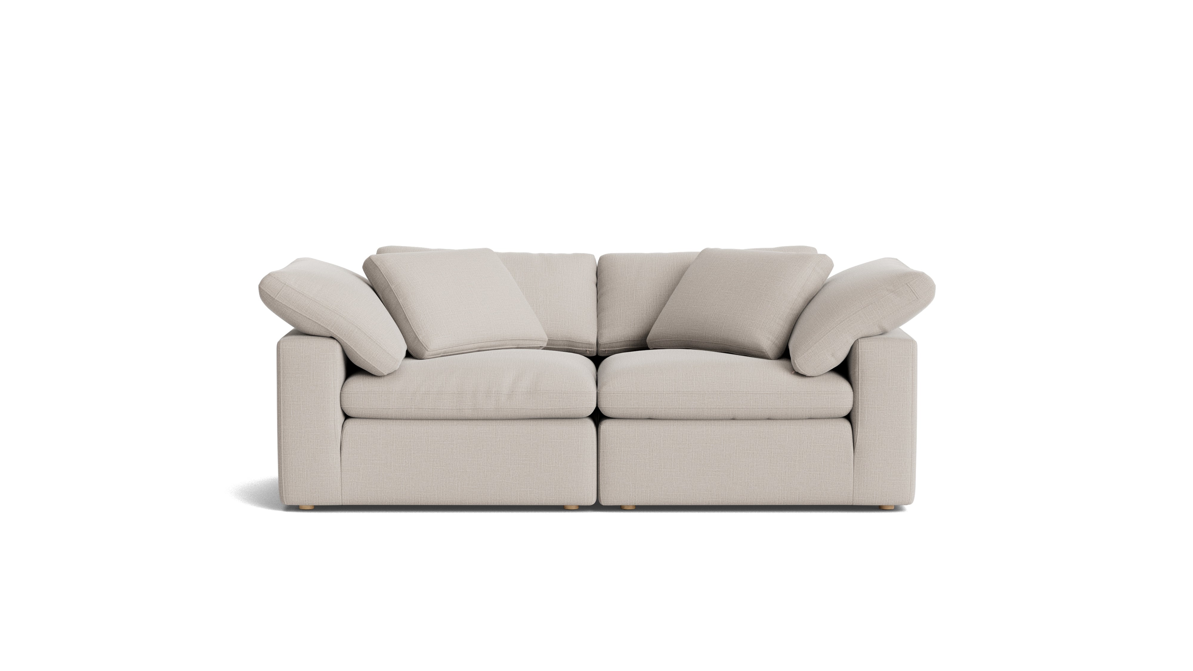 Movie Night™ 2 - Piece Modular Sofa, Large, Clay - Sundays CompanySEC-YJ-918-015