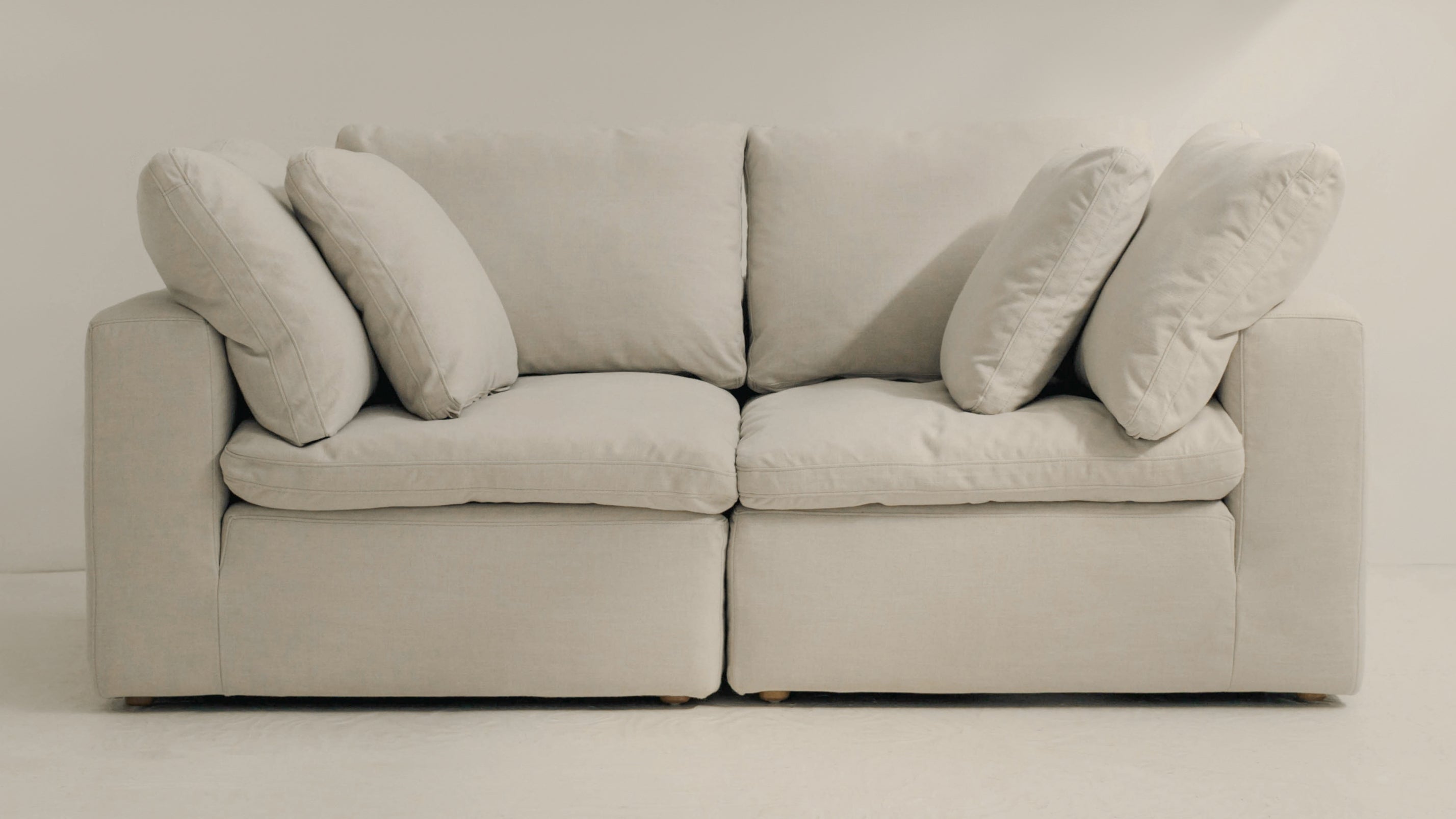 Movie Night™ 2-Piece Modular Sofa, Large, Clay