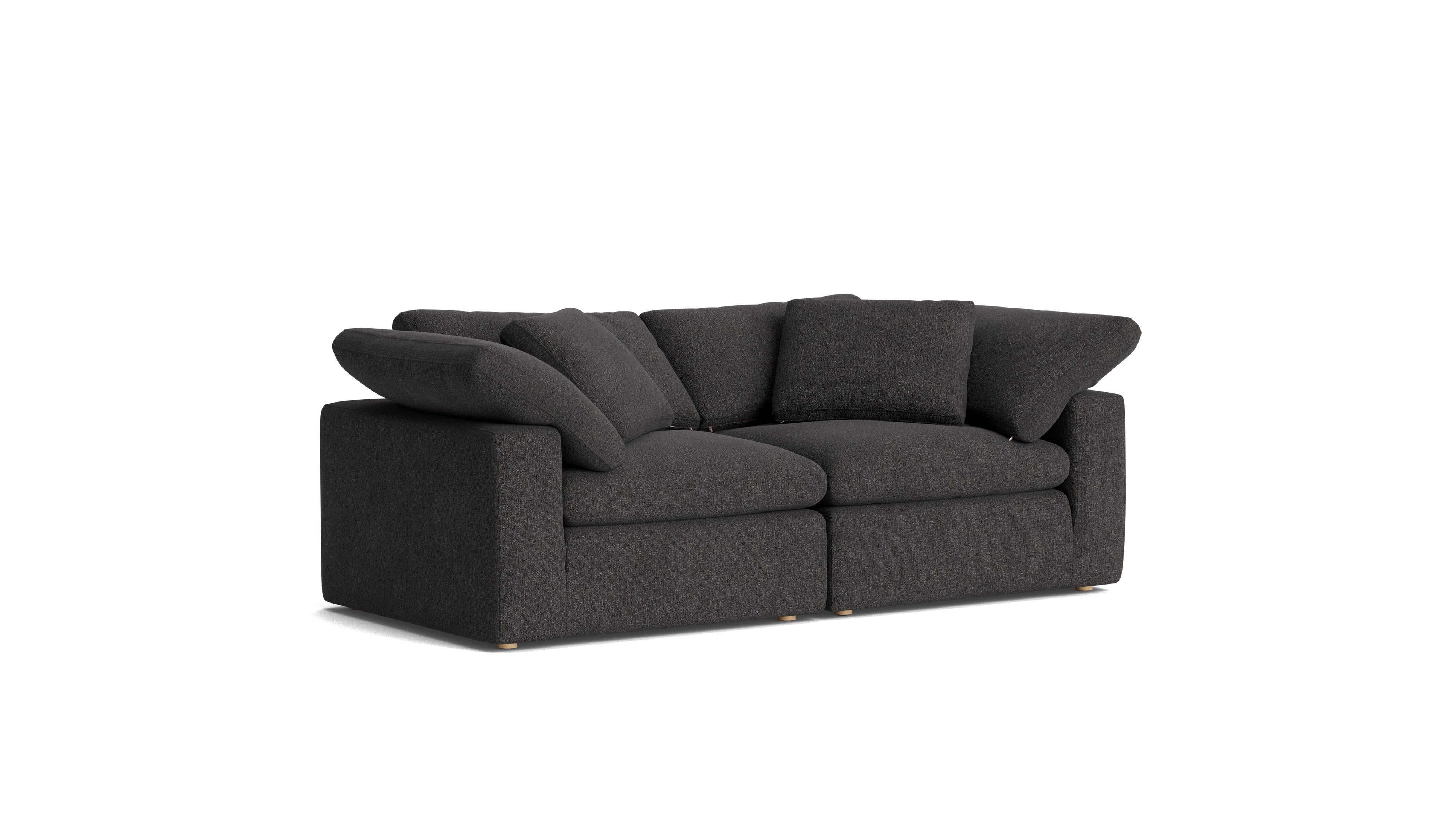 Movie Night™ 2 - Piece Modular Sofa, Large, Dark Shadow - Sundays CompanySEC-YJ-918-025