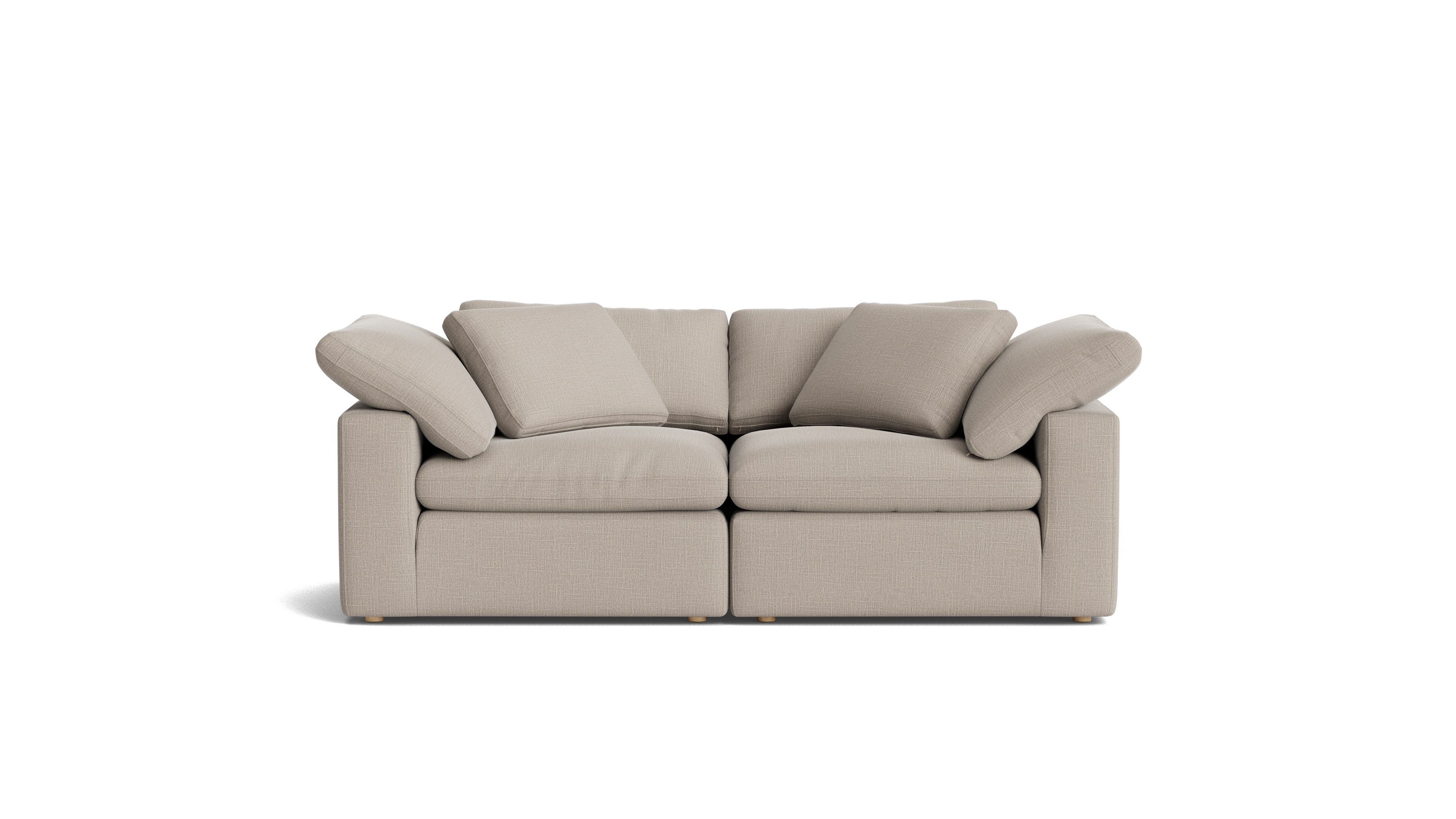 Movie Night™ 2 - Piece Modular Sofa, Large, Light Pebble - Sundays CompanySEC-YJ-918-029