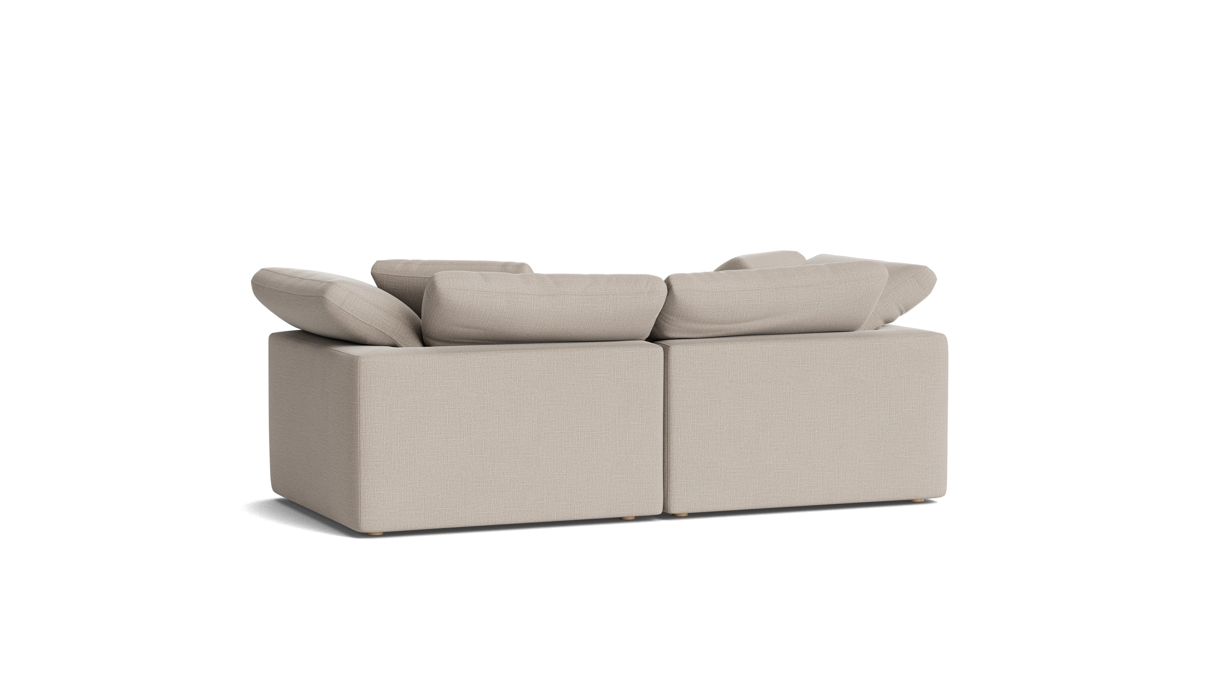 Movie Night™ 2-Piece Modular Sofa, Large, Light Pebble