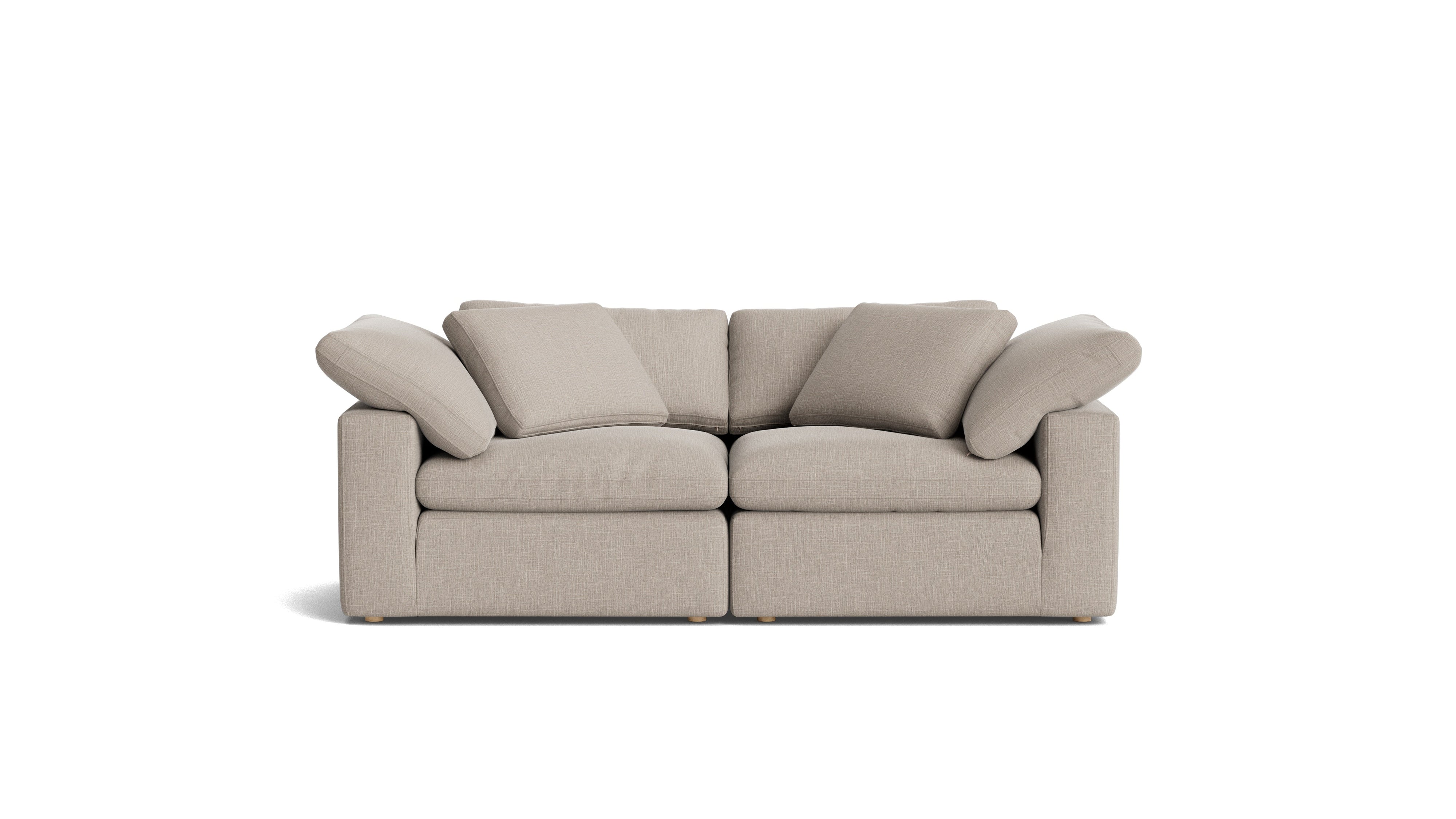 Movie Night™ 2-Piece Modular Sofa, Large, Light Pebble