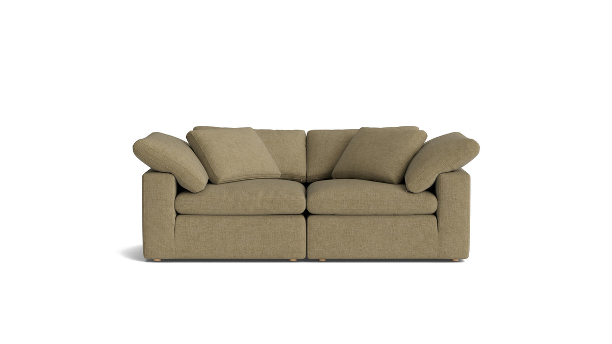 Movie Night™ 2-Piece Modular Sofa, Large, Olive