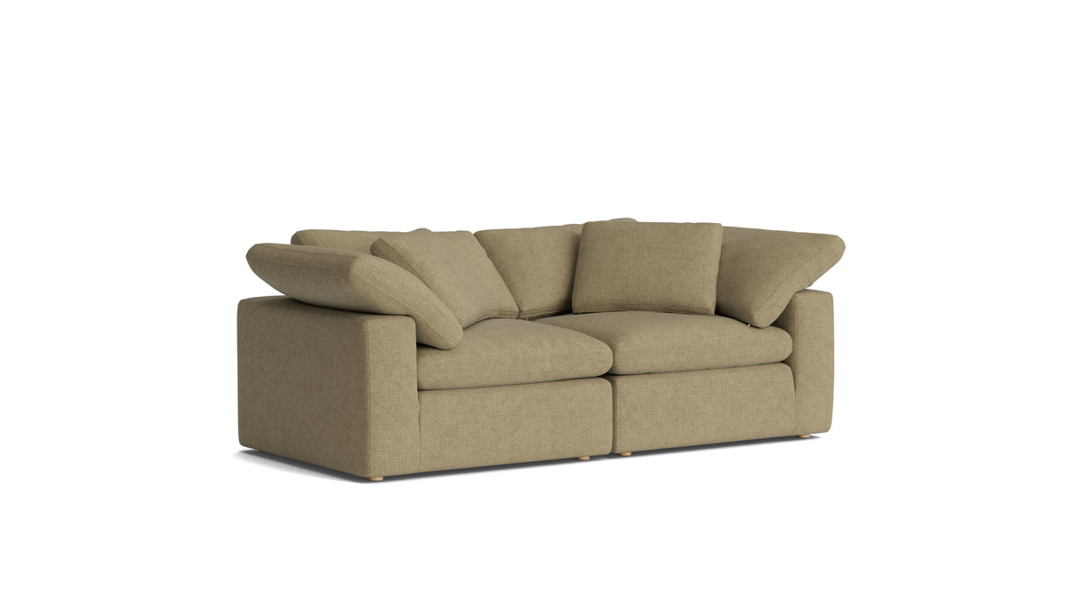 Movie Night™ 2-Piece Modular Sofa, Large, Olive