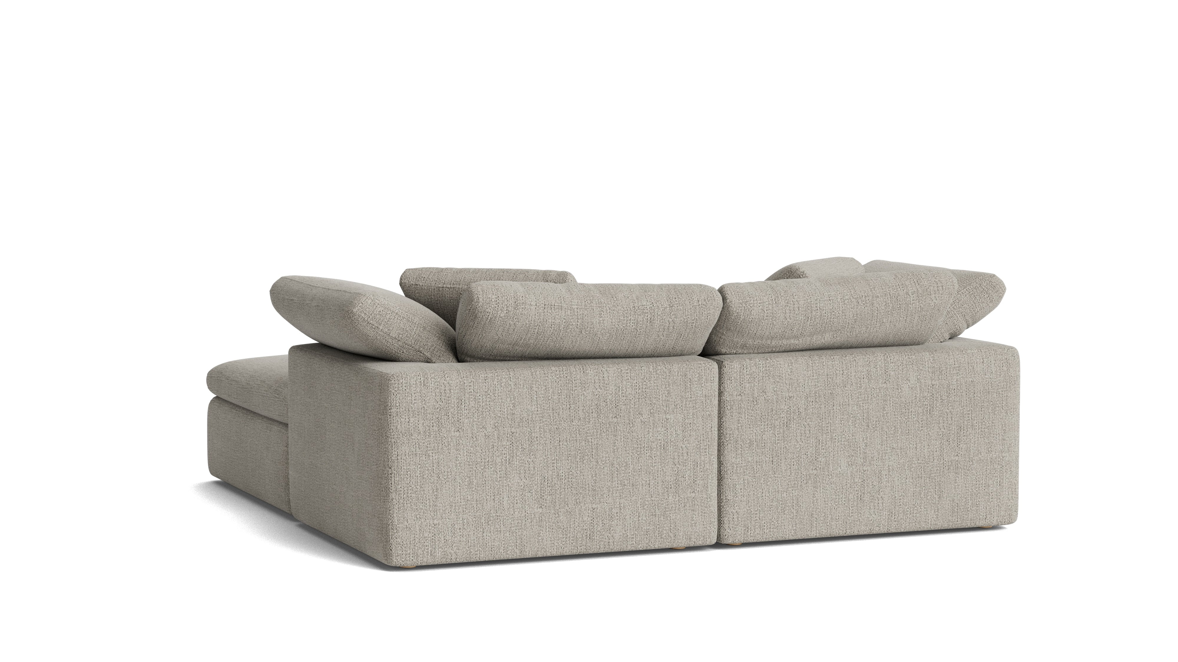 Movie Night™ 3 - Piece Modular Sectional, Large, Oatmeal - Sundays CompanySEC-YJ-919-007