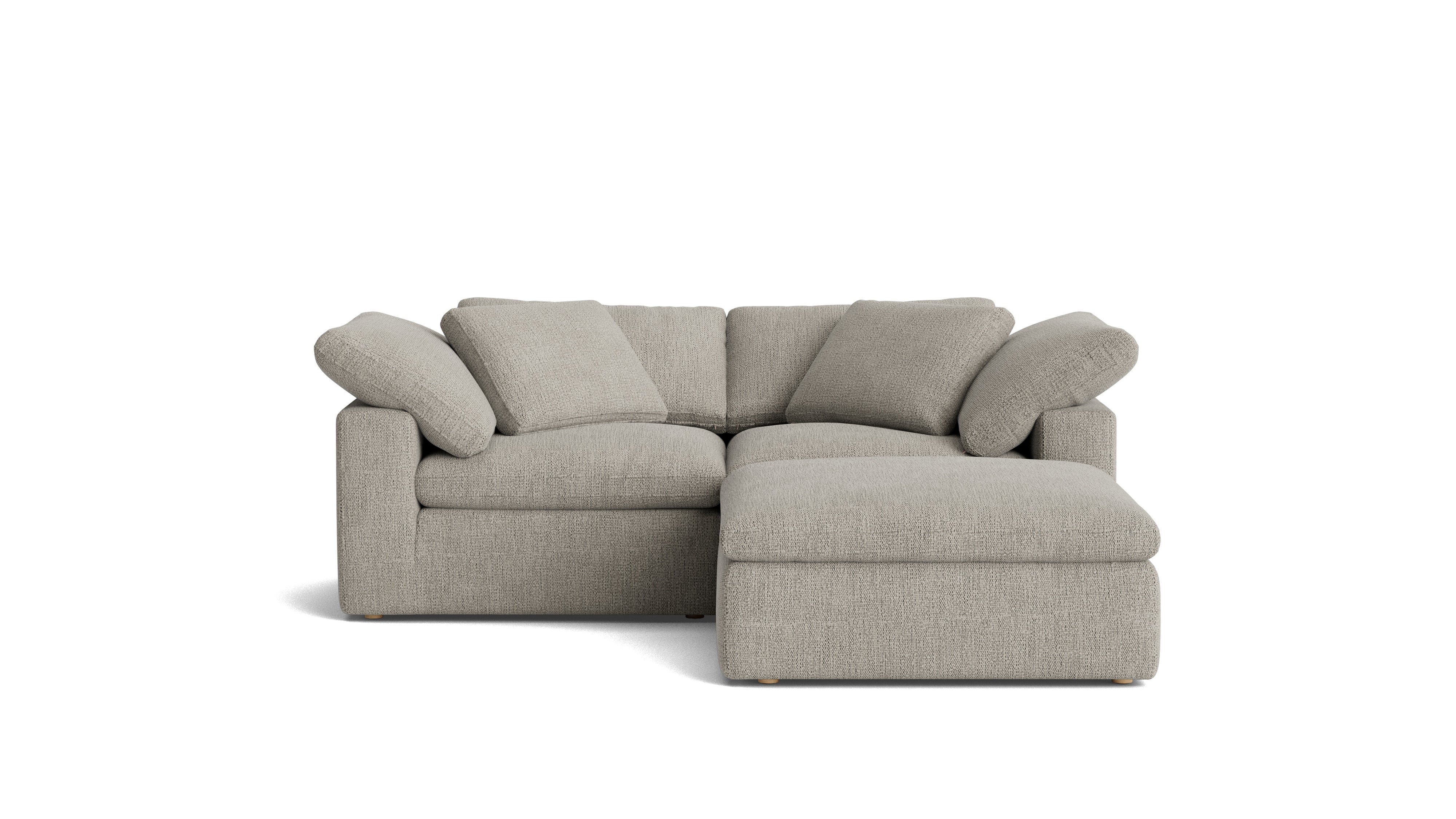 Movie Night™ 3 - Piece Modular Sectional, Large, Oatmeal - Sundays CompanySEC-YJ-919-007