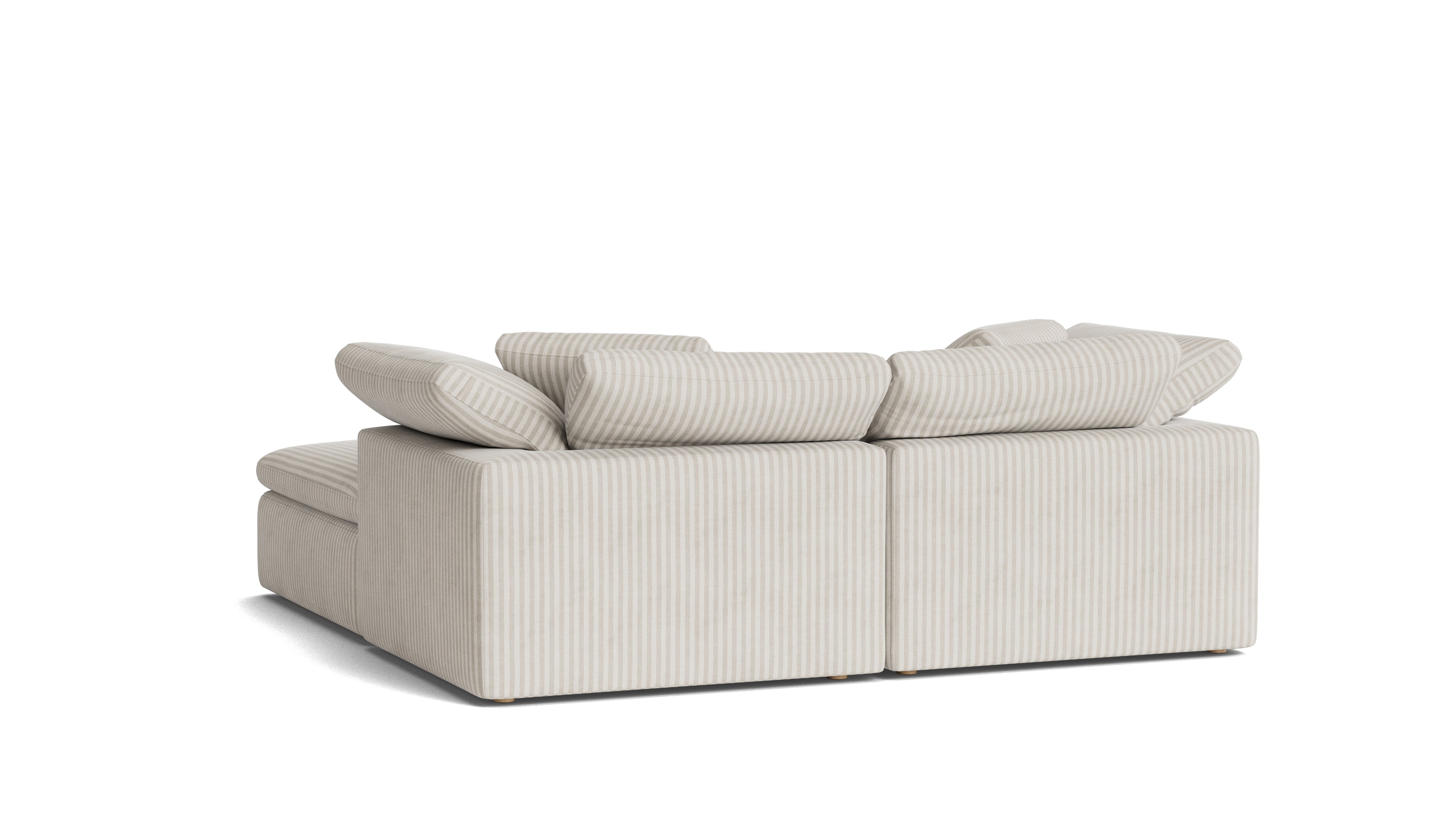 Movie Night™ 3 - Piece Modular Sectional, Large, Newport Stripe - Sundays CompanySEC-YJ-919-011