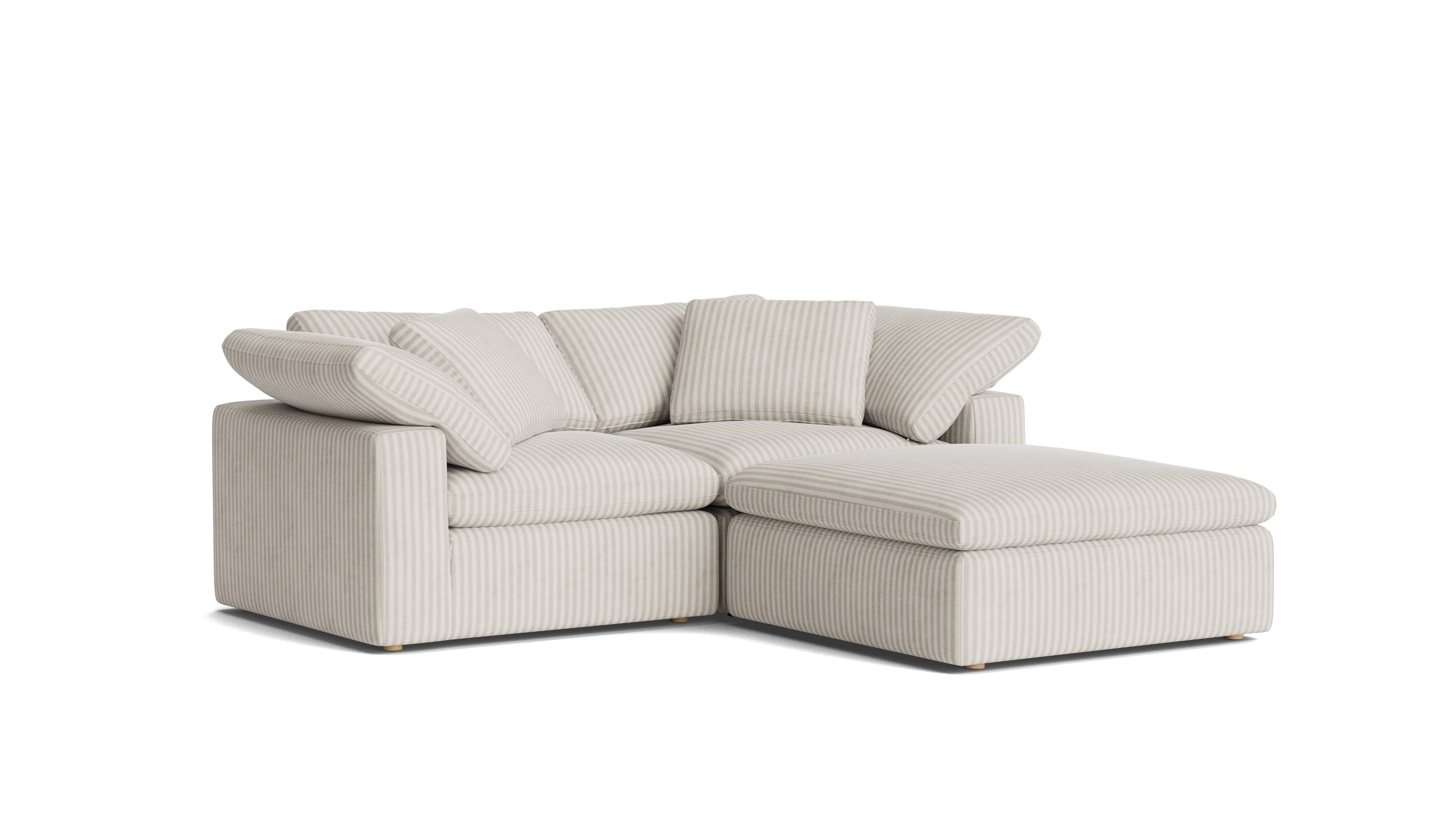 Movie Night™ 3 - Piece Modular Sectional, Large, Newport Stripe - Sundays CompanySEC-YJ-919-011