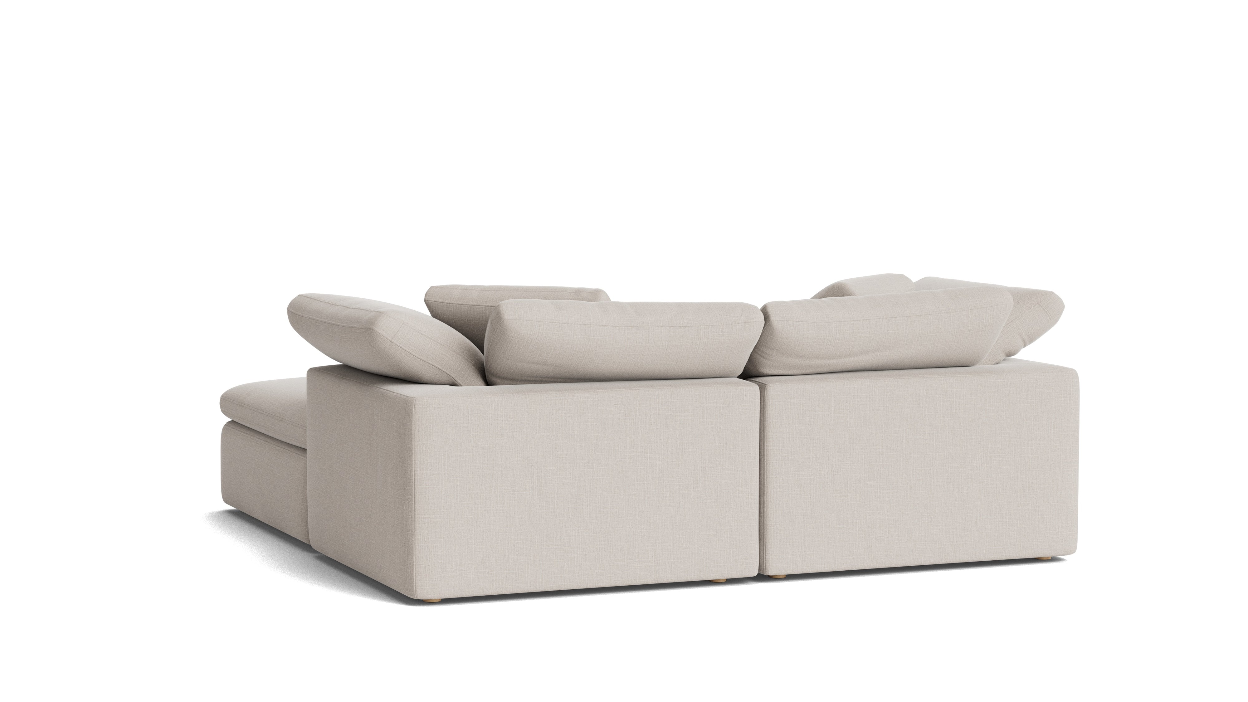 Movie Night™ 3 - Piece Modular Sectional, Large, Clay - Sundays CompanySEC-YJ-919-015