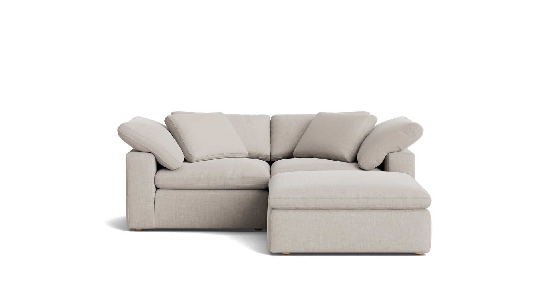 Movie Night™ 3-Piece Modular Sectional, Large, Clay_image