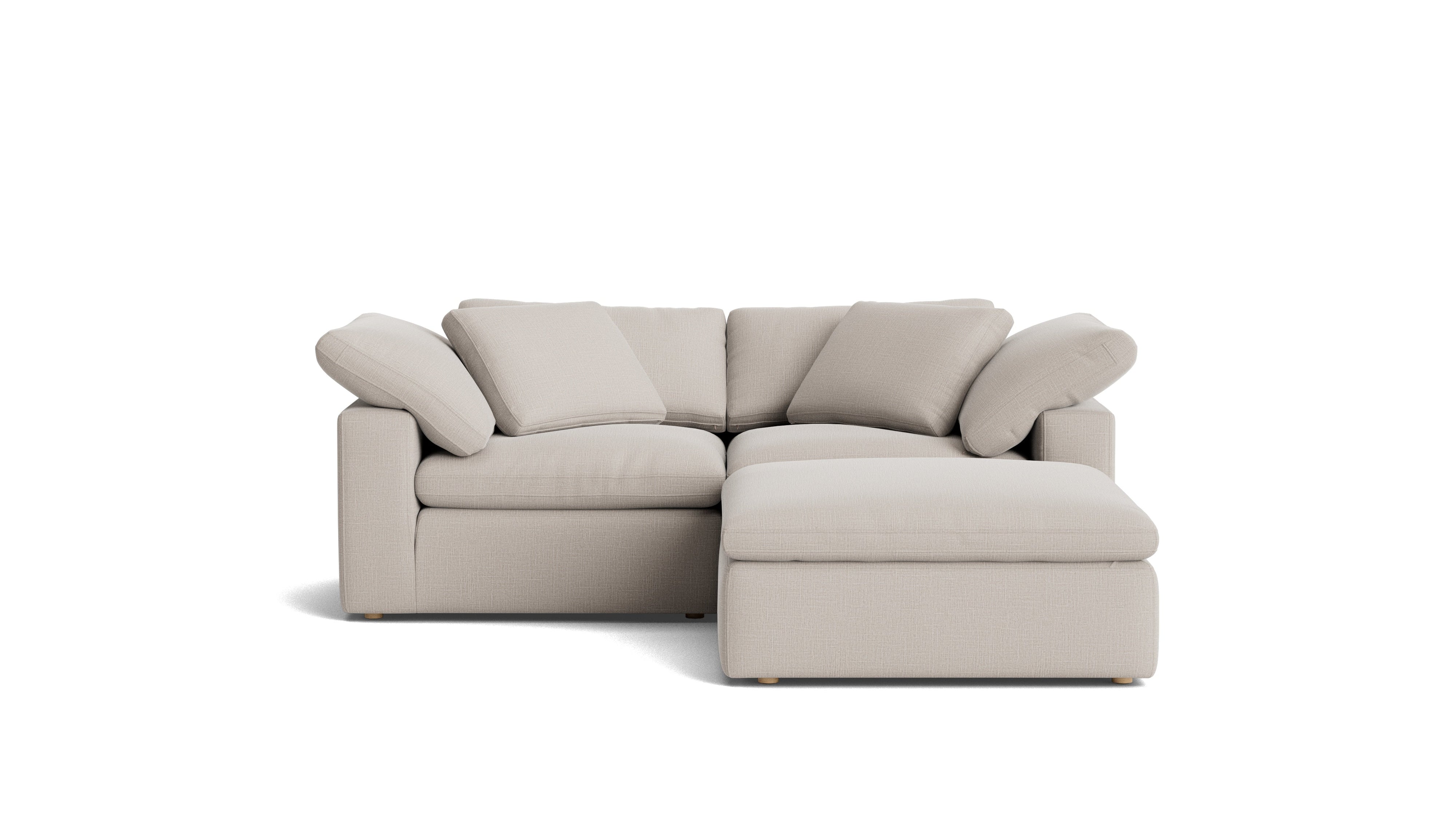 Movie Night™ 3-Piece Modular Sectional, Large, Clay