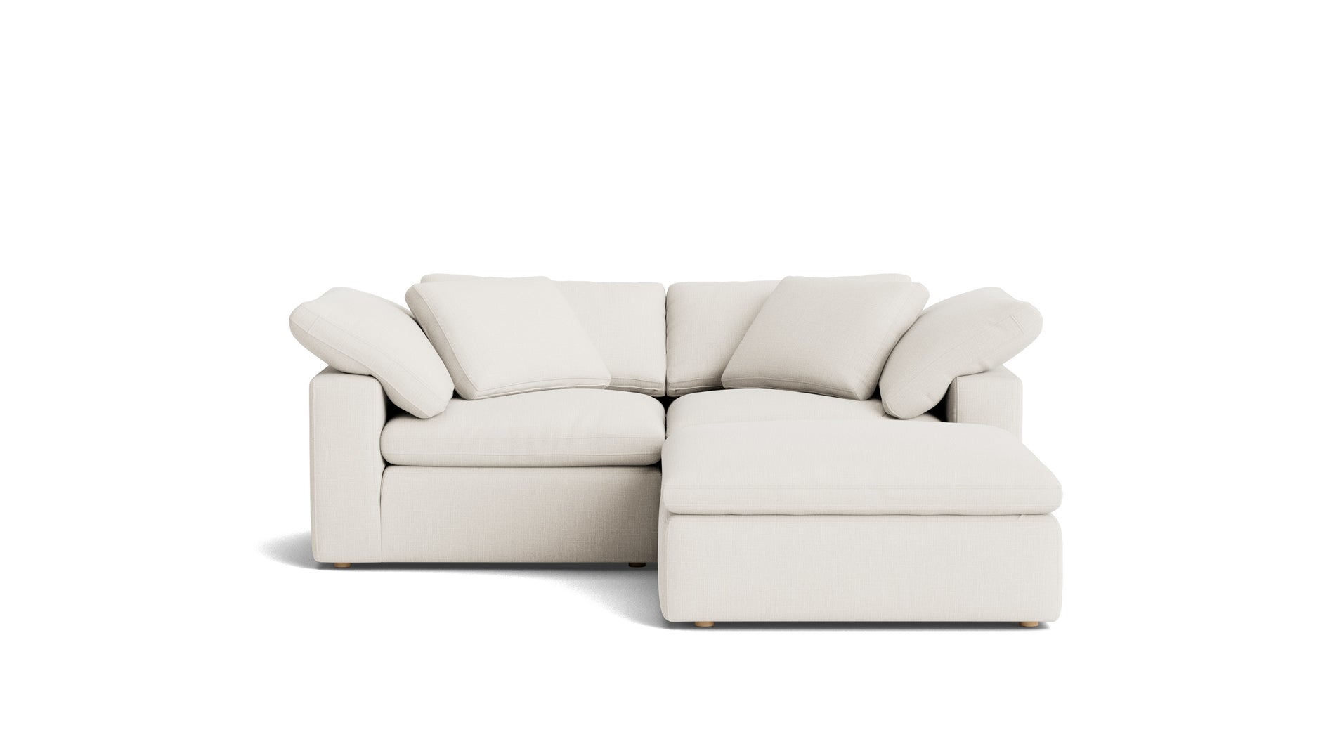 Movie Night™ 3-Piece Modular Sectional, Large, Cream Linen_image