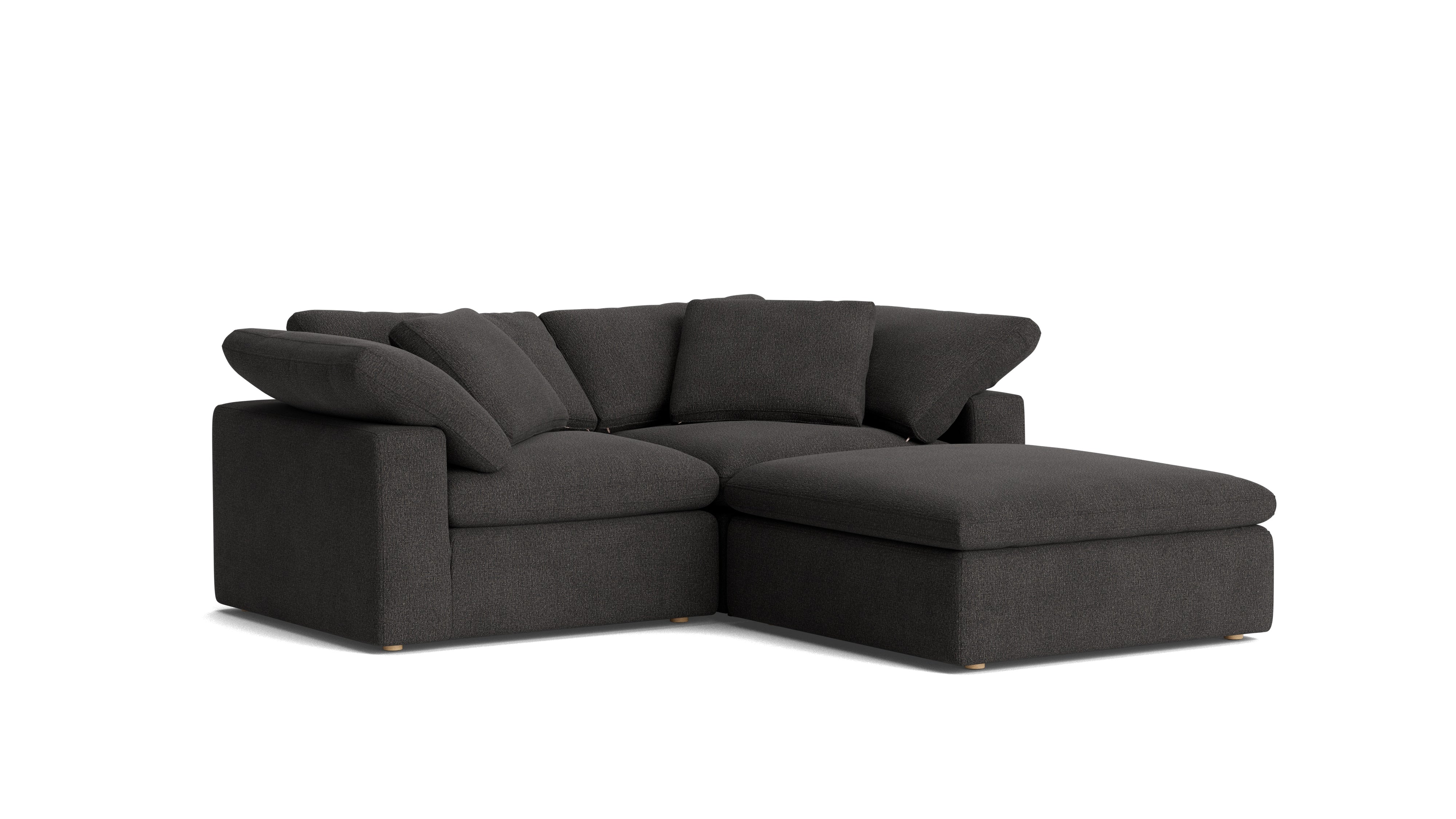 Movie Night™ 3 - Piece Modular Sectional, Large, Dark Shadow - Sundays CompanySEC-YJ-919-025