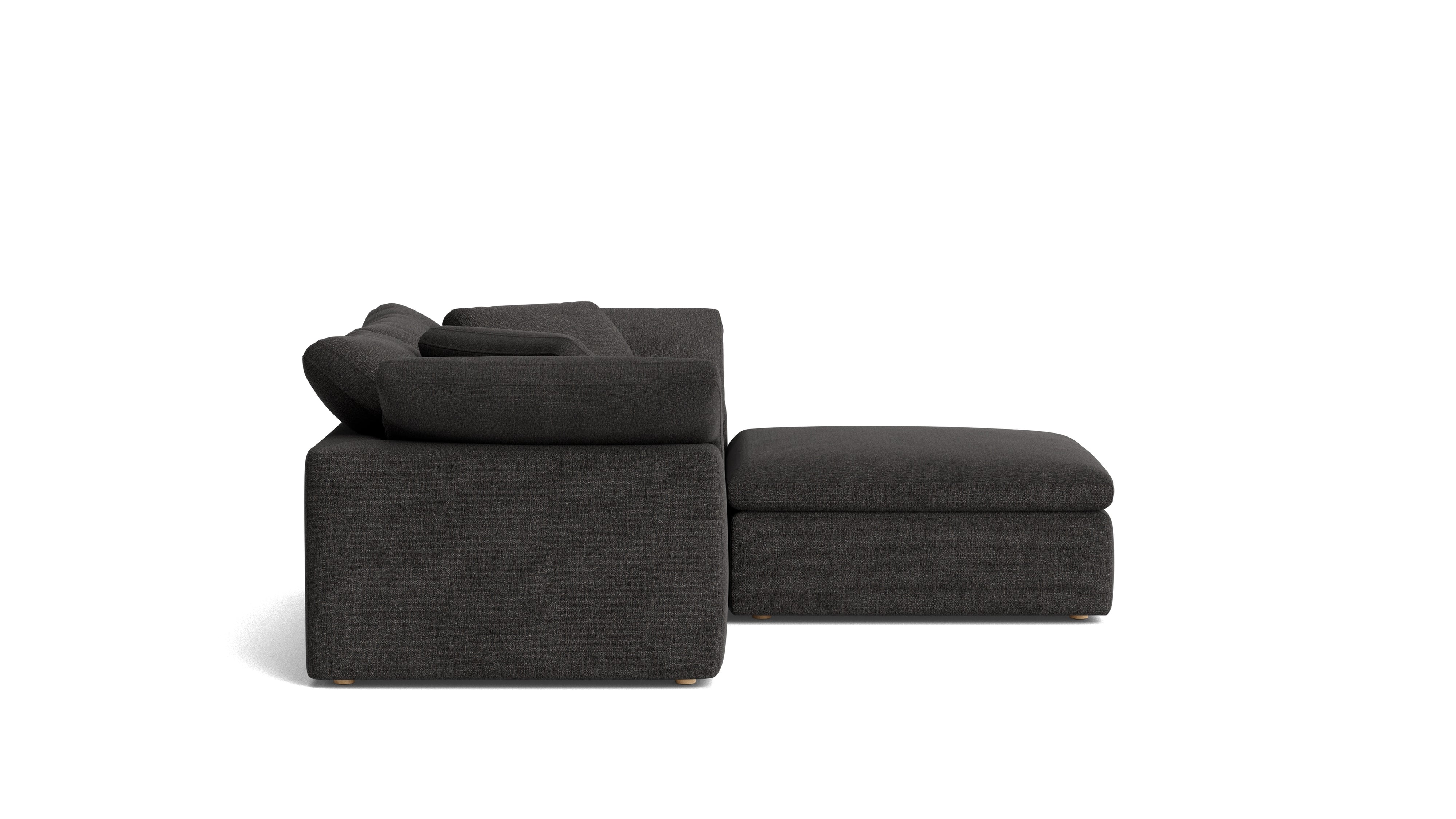 Movie Night™ 3 - Piece Modular Sectional, Large, Dark Shadow - Sundays CompanySEC-YJ-919-025