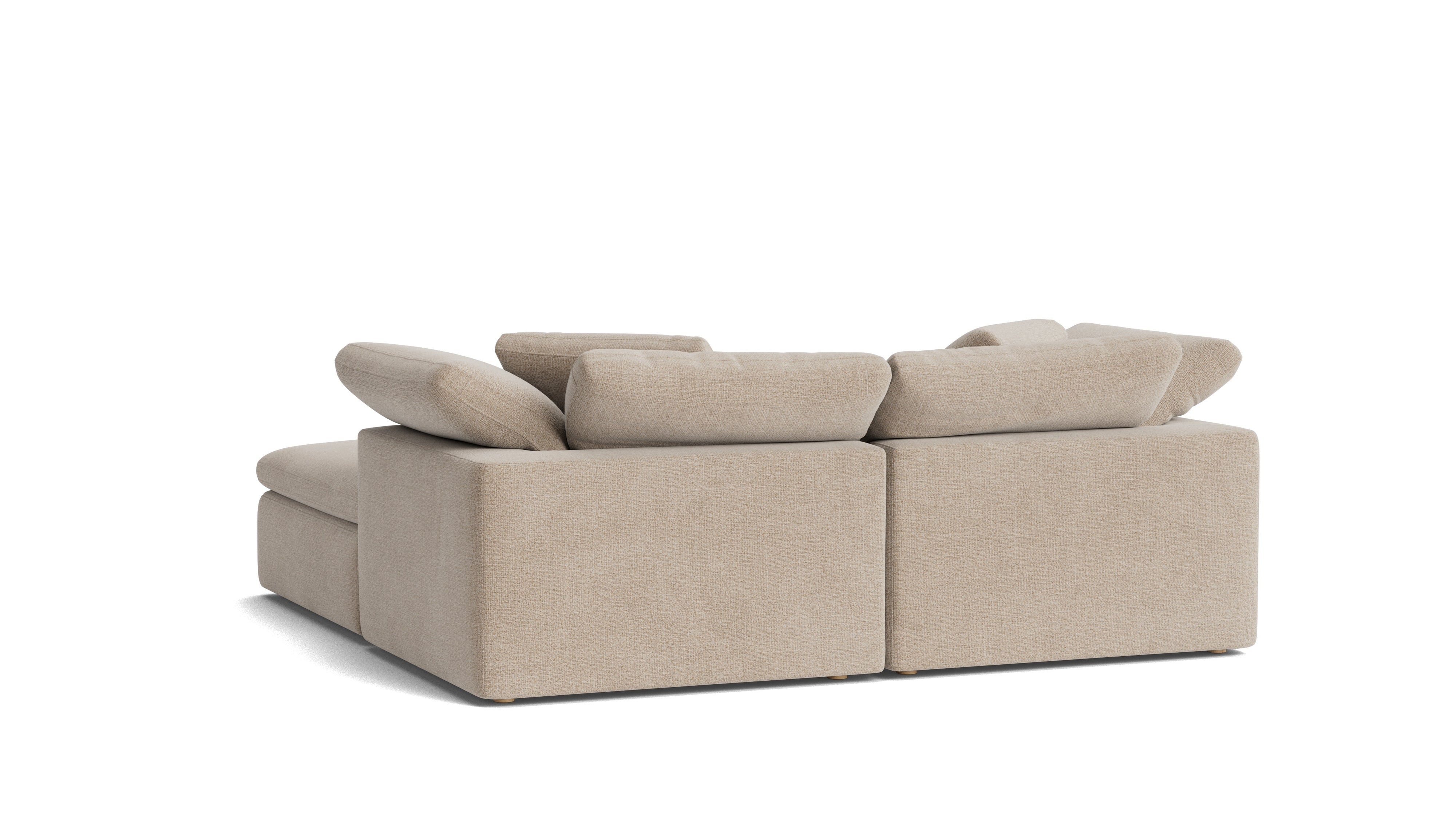 Movie Night™ 3 - Piece Modular Sectional, Large, Champagne - Sundays CompanySEC-YJ-919-041