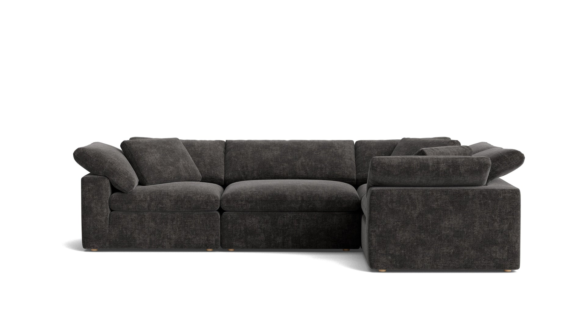 Movie Night™ 4-Piece Modular Sectional Closed, Large, Truffle_image