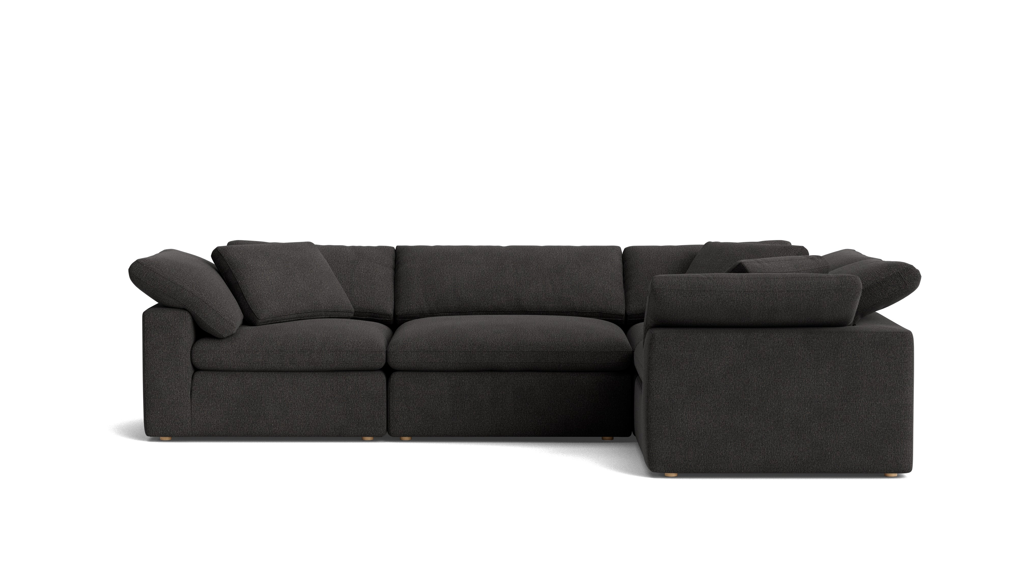 Movie Night™ 4 - Piece Modular Sectional Closed, Large, Dark Shadow - Sundays CompanySEC-YJ-920-025