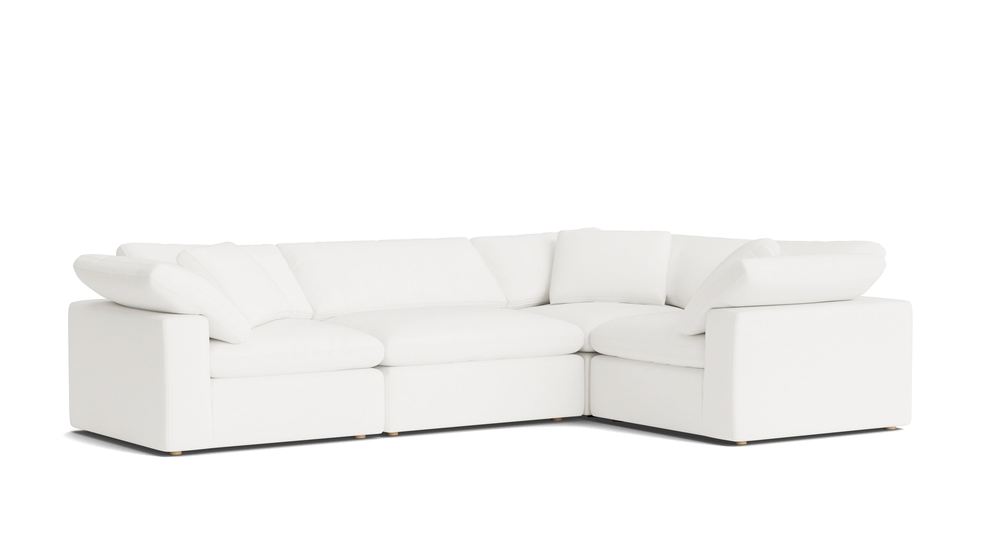 Movie Night™ 4-Piece Modular Sectional Closed, Large, Brie