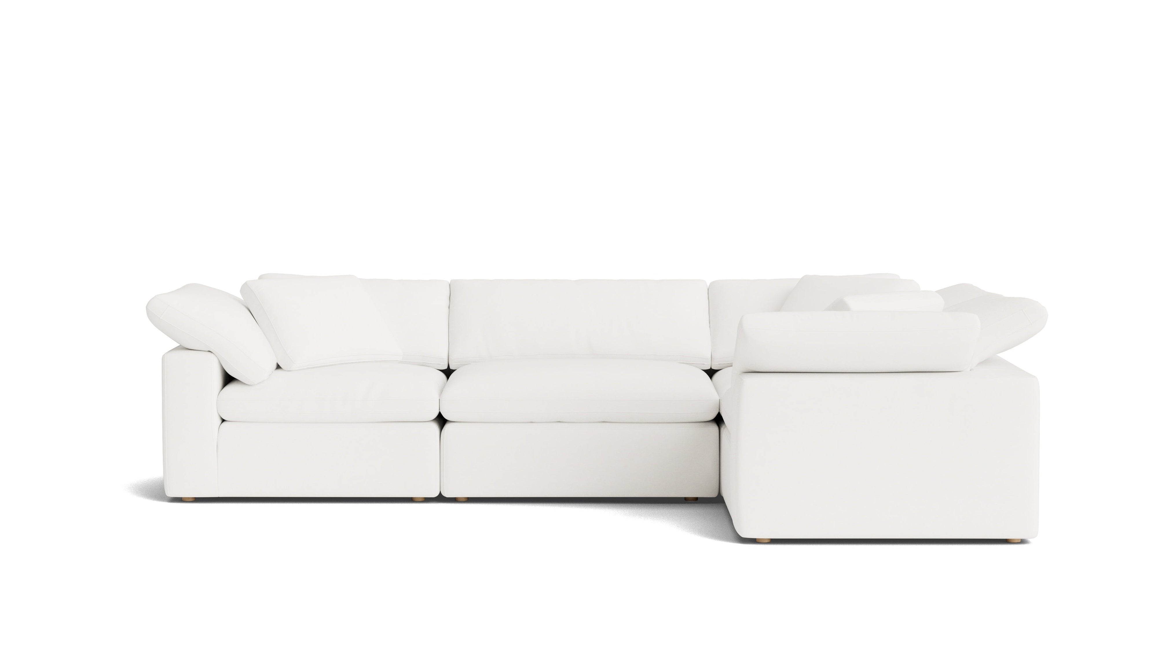 Movie Night™ 4-Piece Modular Sectional Closed, Large, Brie
