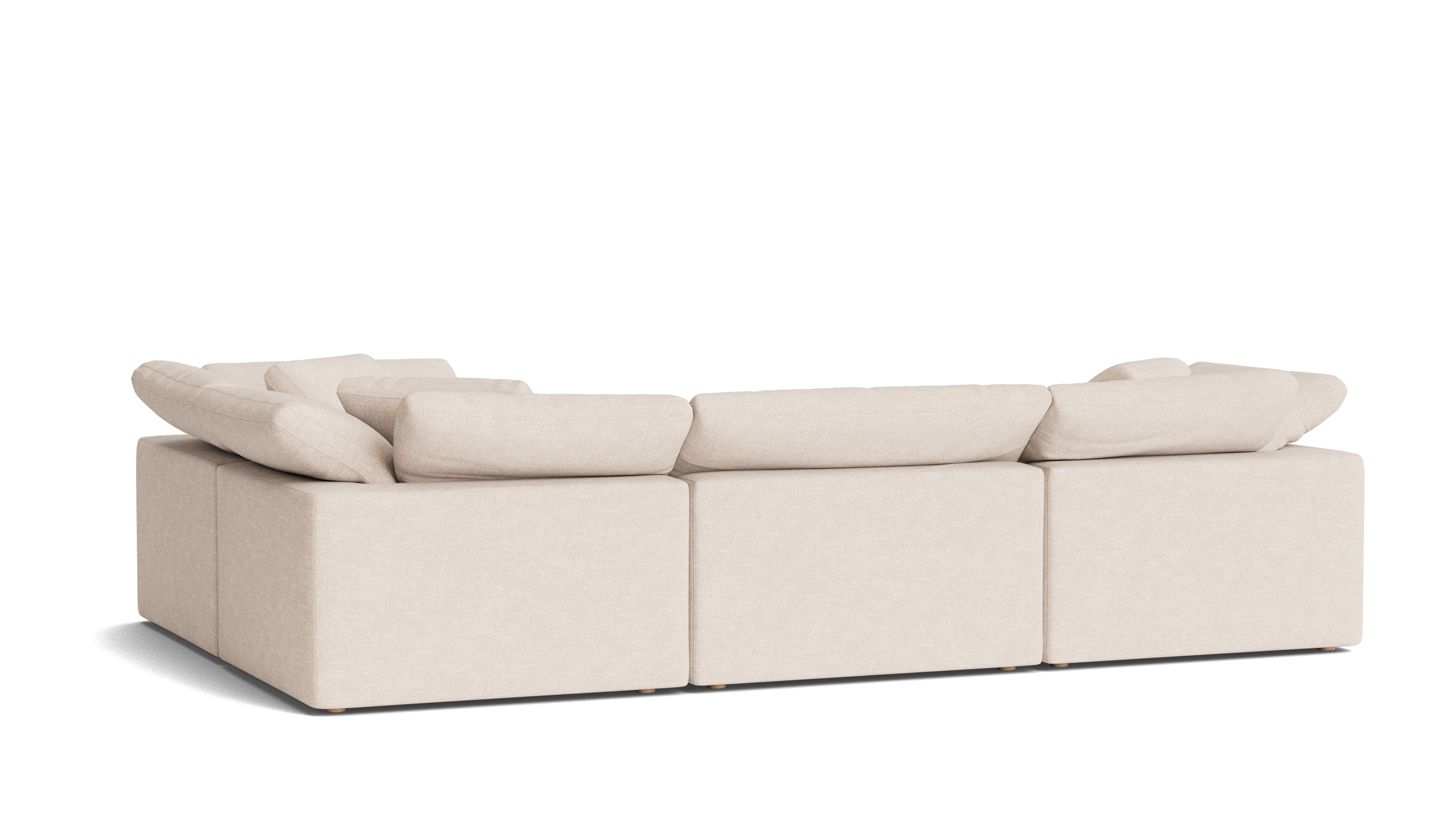 Movie Night™ 4-Piece Modular Sectional Closed, Large, Sunbeam