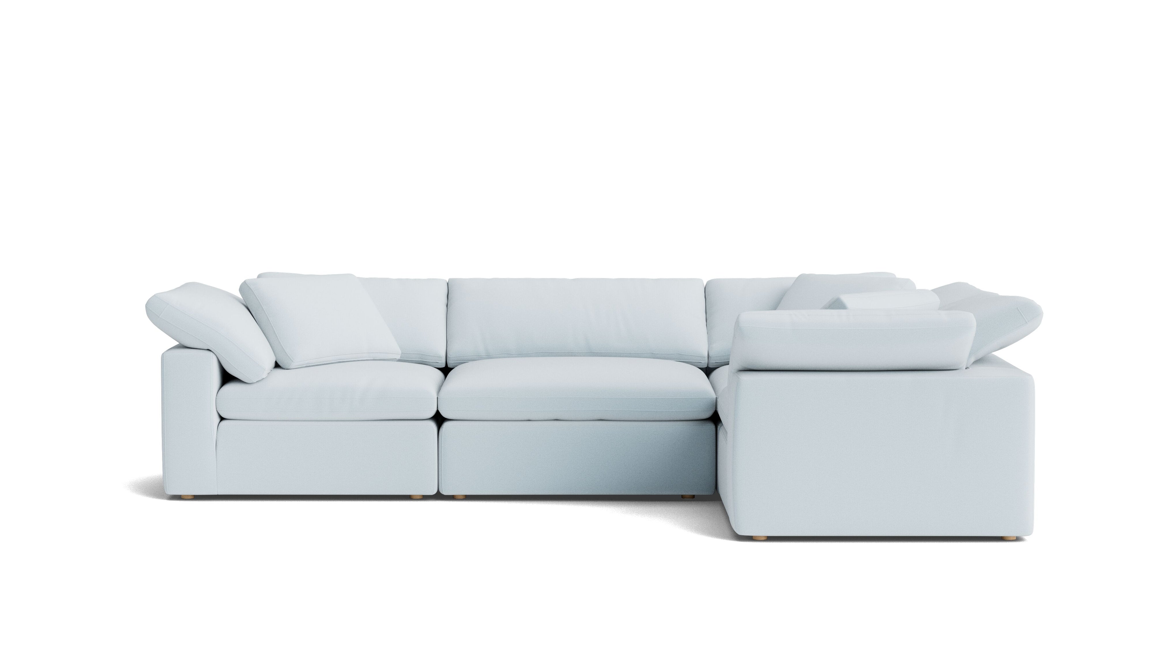 Movie Night™ 4-Piece Modular Sectional Closed, Large, Cove