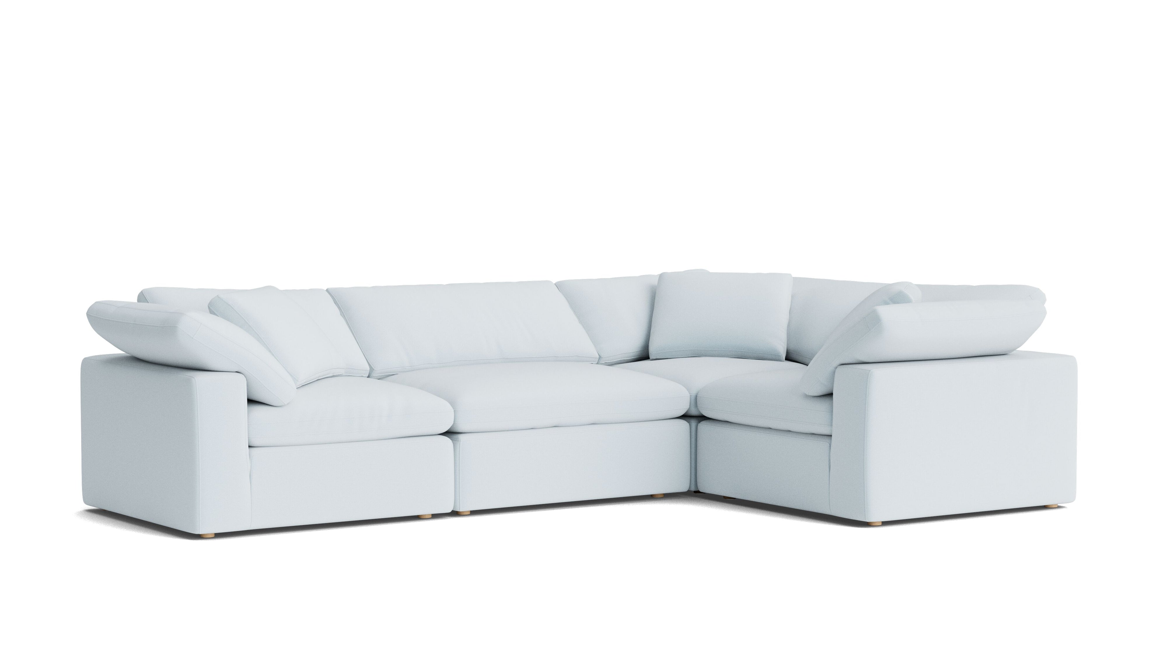Movie Night™ 4-Piece Modular Sectional Closed, Large, Cove