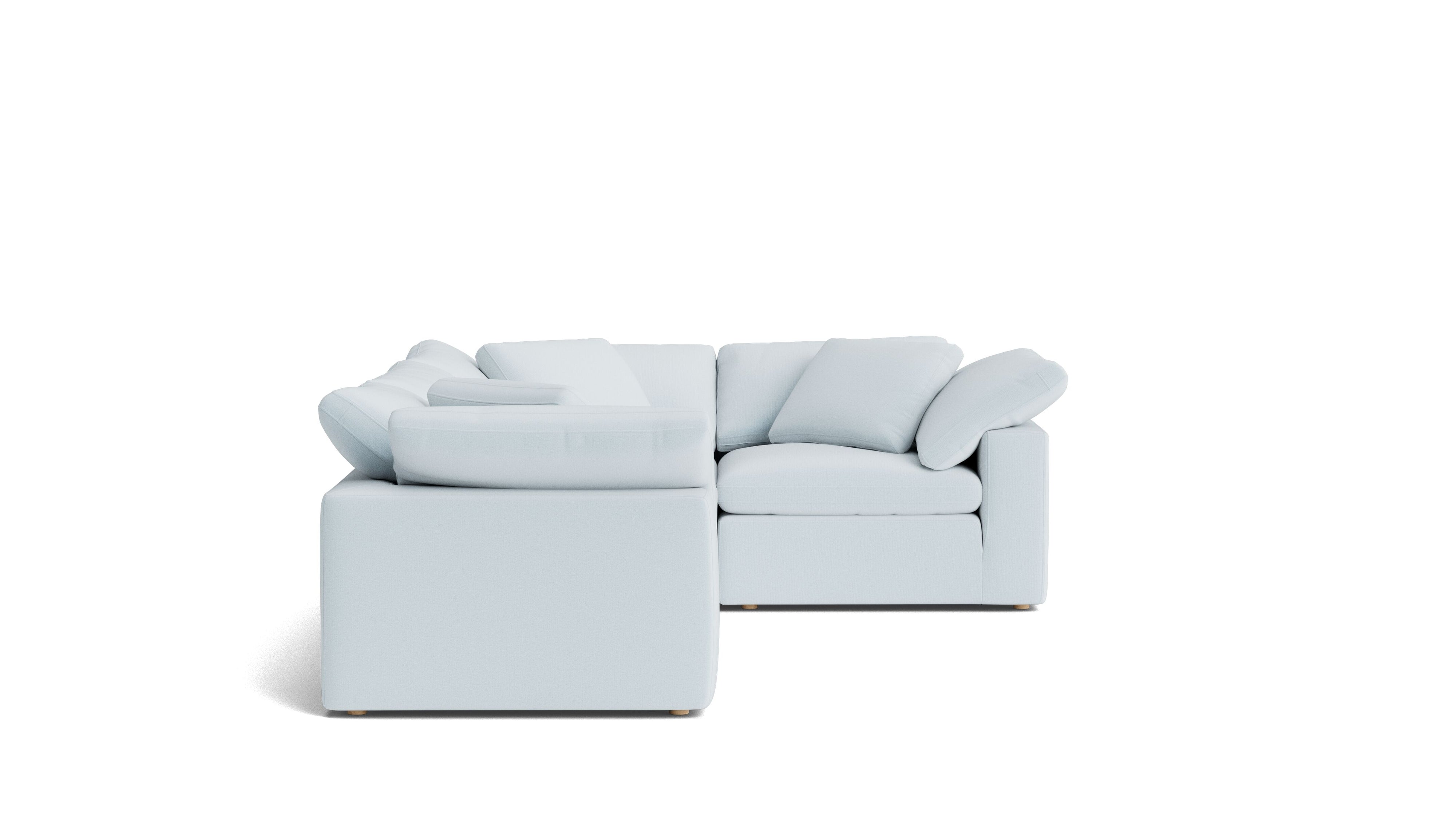 Movie Night™ 4-Piece Modular Sectional Closed, Large, Cove
