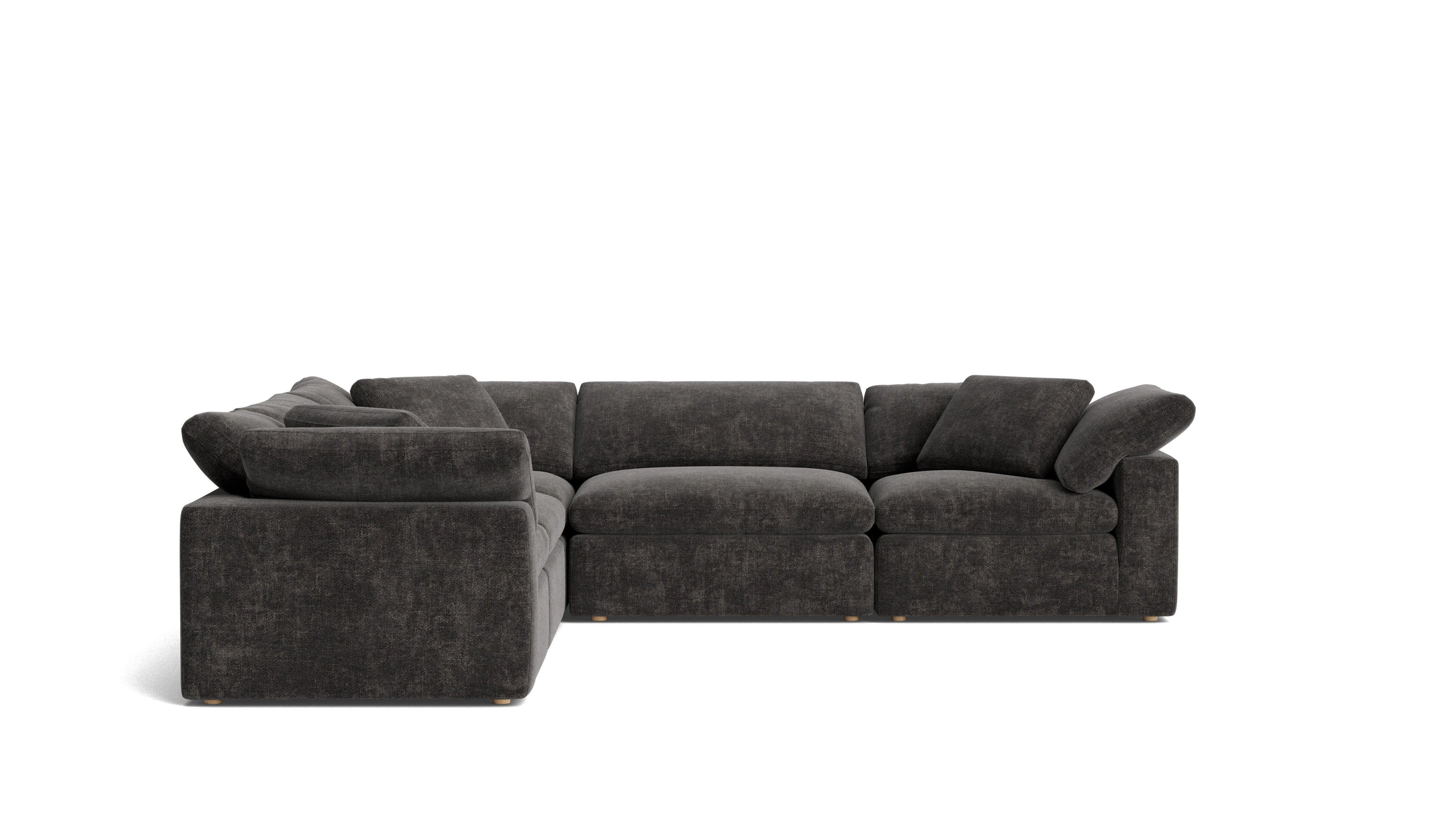 Movie Night™ 5-Piece Modular Sectional Closed, Large, Truffle