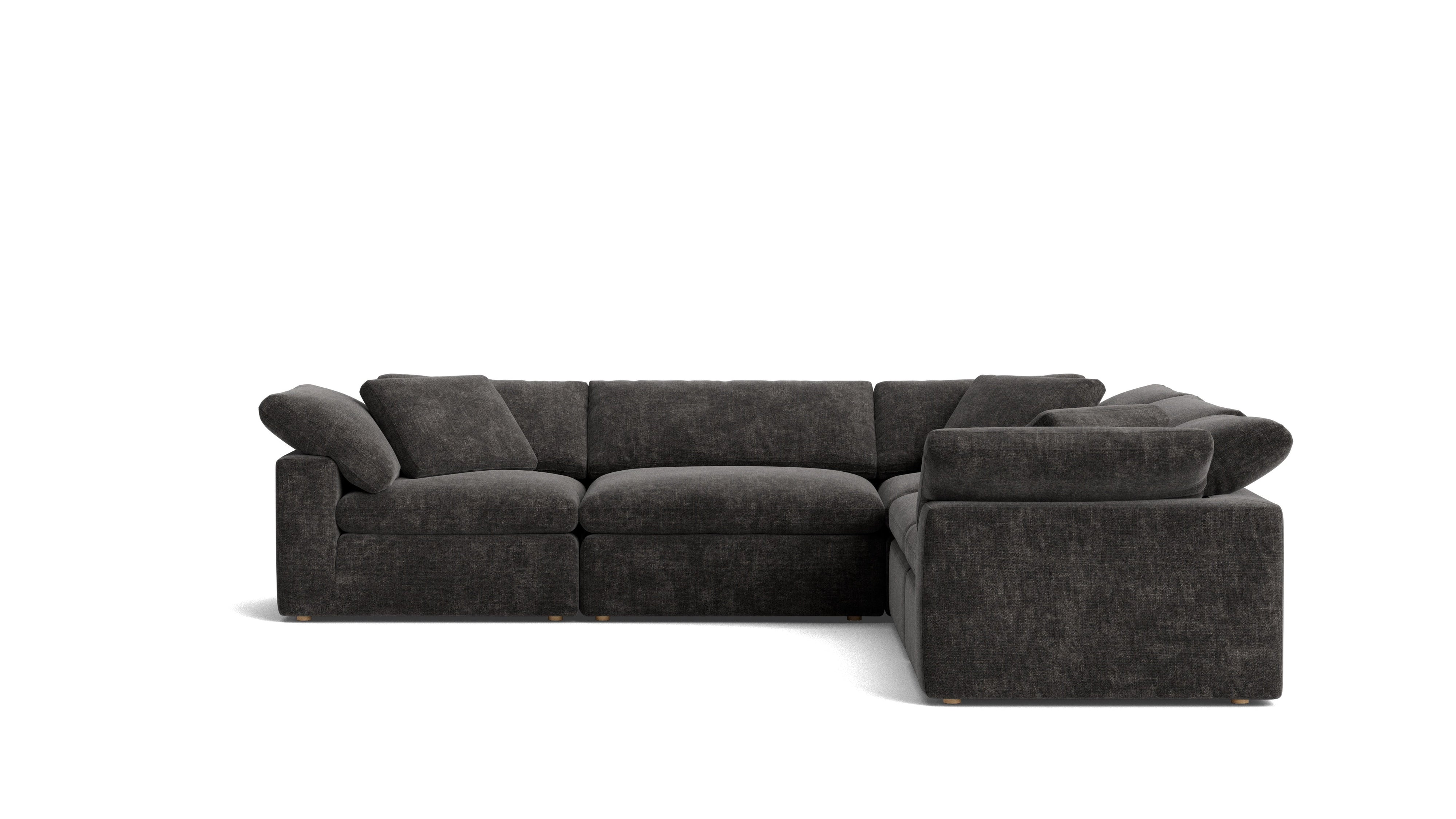 Movie Night™ 5-Piece Modular Sectional Closed, Large, Truffle