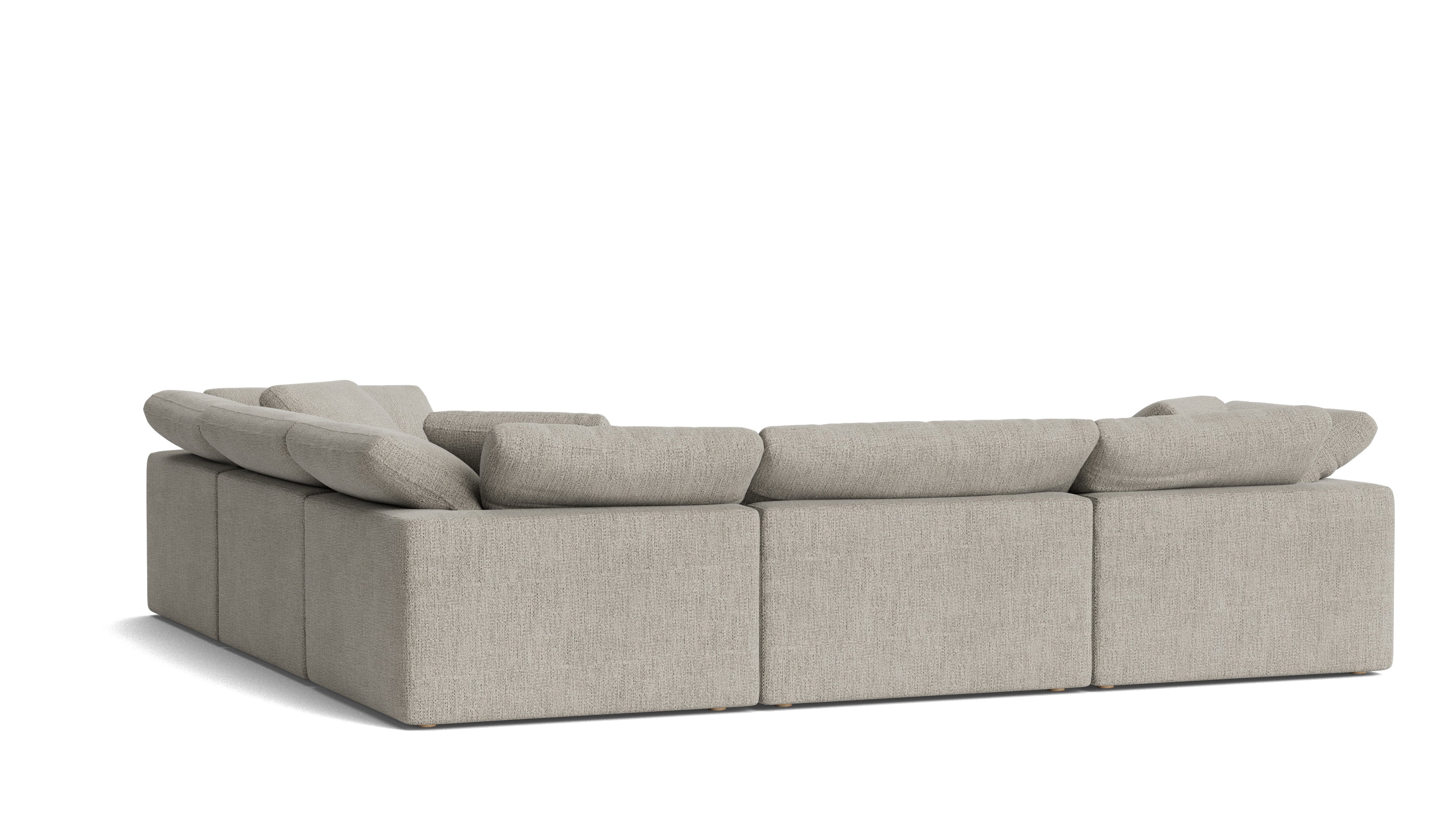 Movie Night™ 5 - Piece Modular Sectional Closed, Large, Oatmeal - Sundays CompanySEC-YJ-921-007