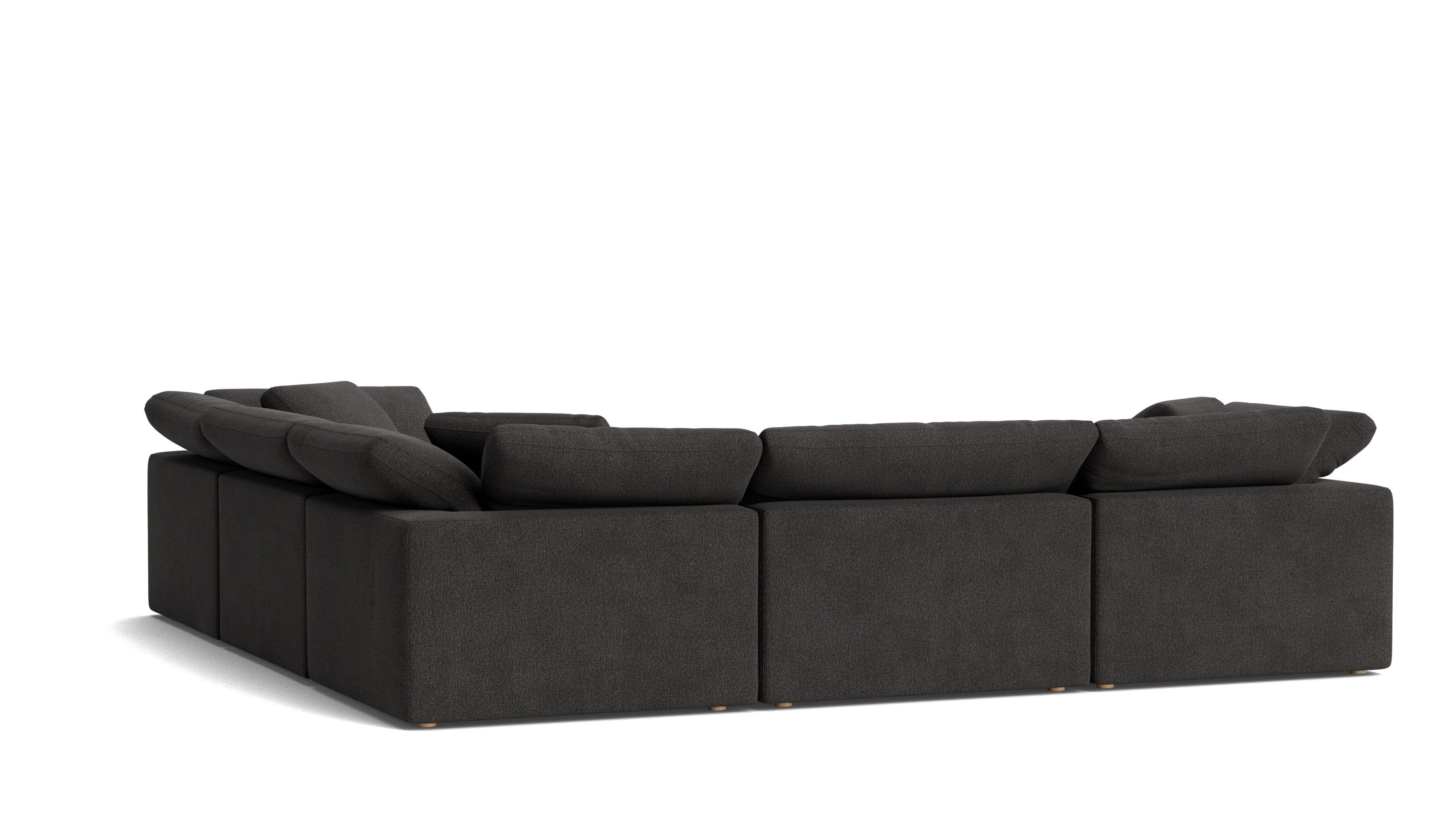 Movie Night™ 5-Piece Modular Sectional Closed, Large, Dark Shadow