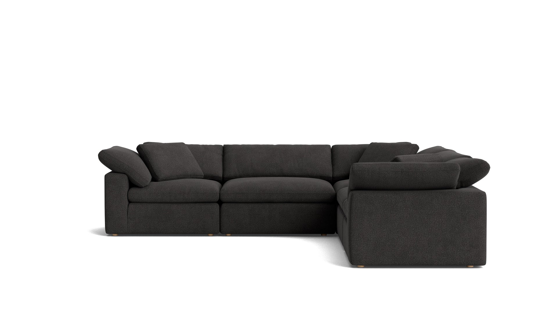 Movie Night™ 5-Piece Modular Sectional Closed, Large, Dark Shadow_image