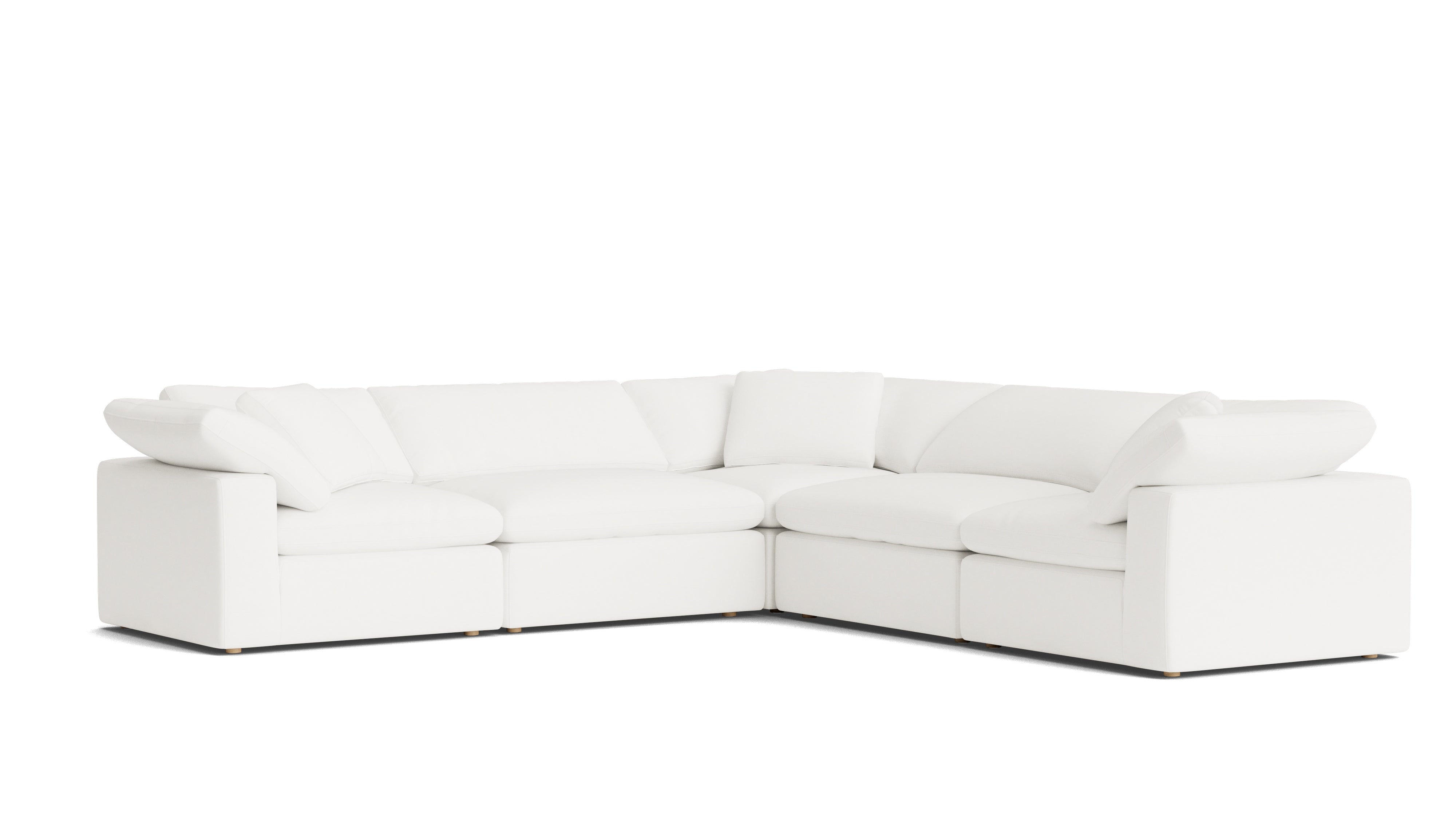 Movie Night™ 5 - Piece Modular Sectional Closed, Large, Brie - Sundays CompanySEC-YJ-921-037