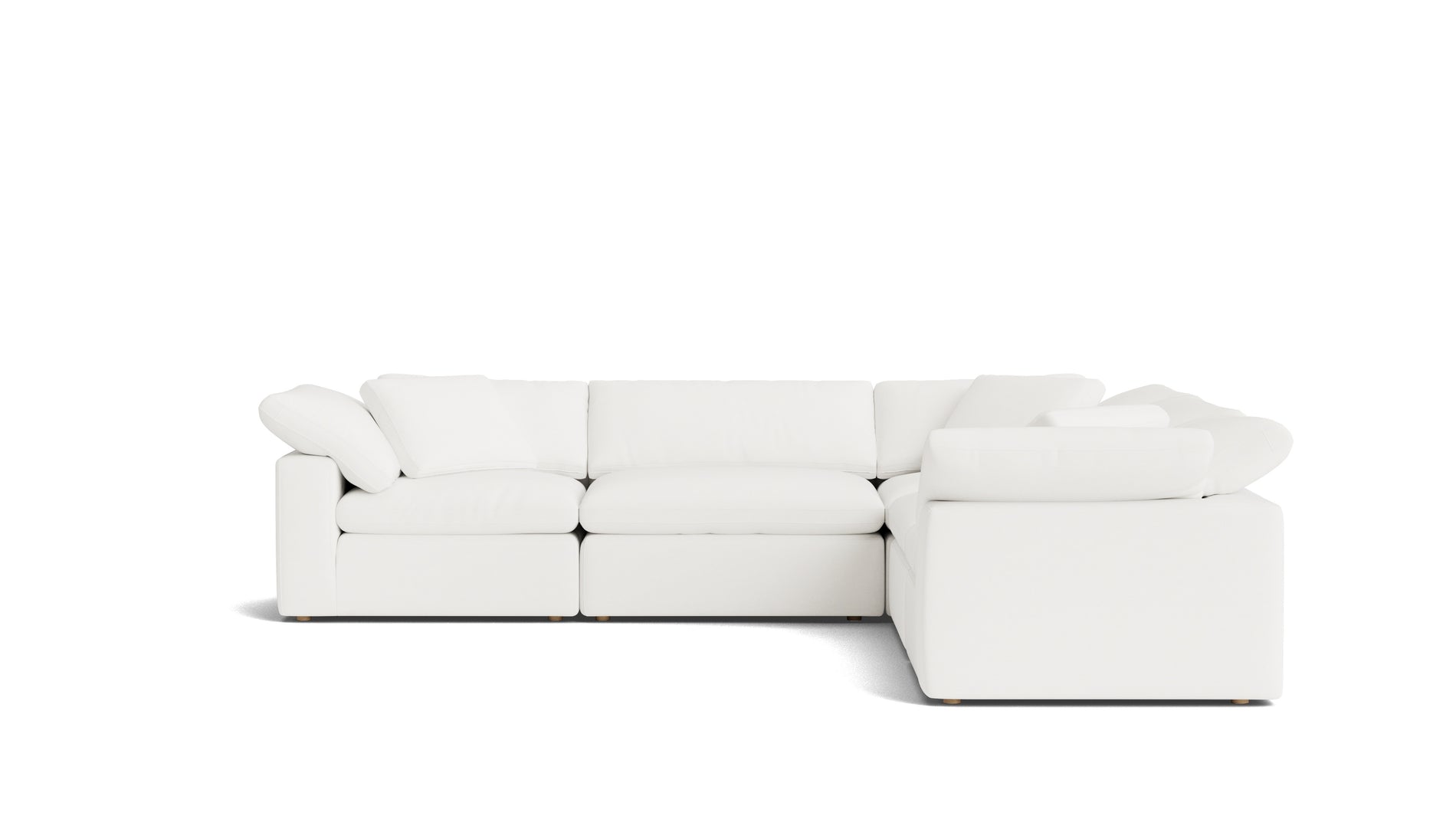 Movie Night™ 5-Piece Modular Sectional Closed, Large, Brie_image