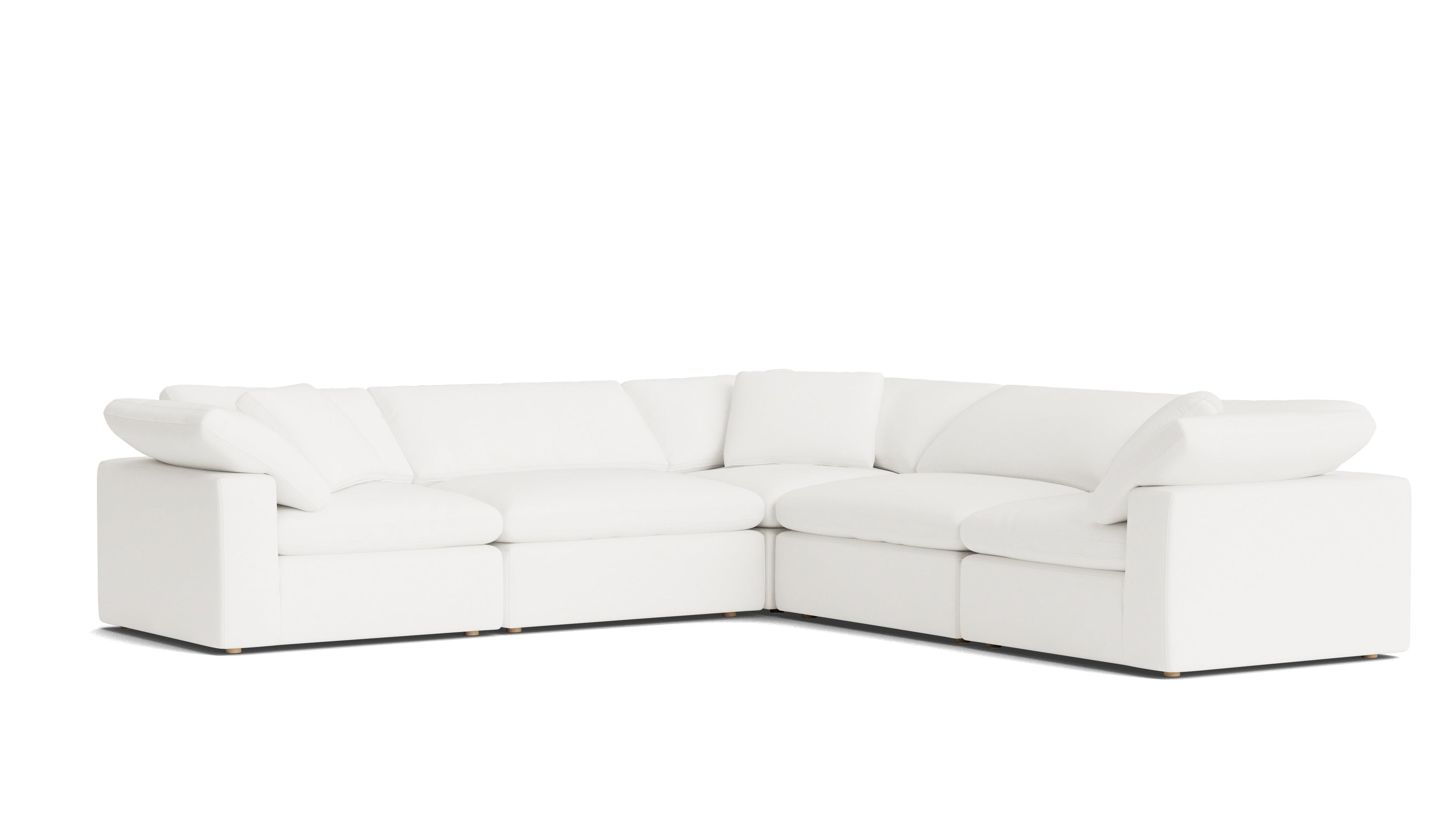 Movie Night™ 5-Piece Modular Sectional Closed, Large, Brie